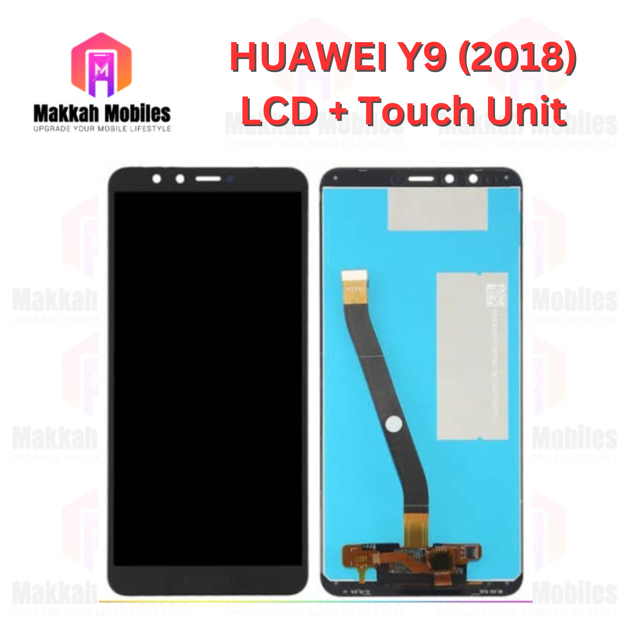 Huawei Y9 2018 LCD + TouCh Complete Panel Unit Replacement