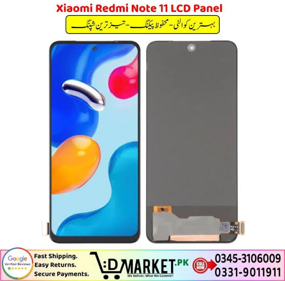 Xiaomi Redmi Note 11 INCL LCD + Touch Complete Panel Unit