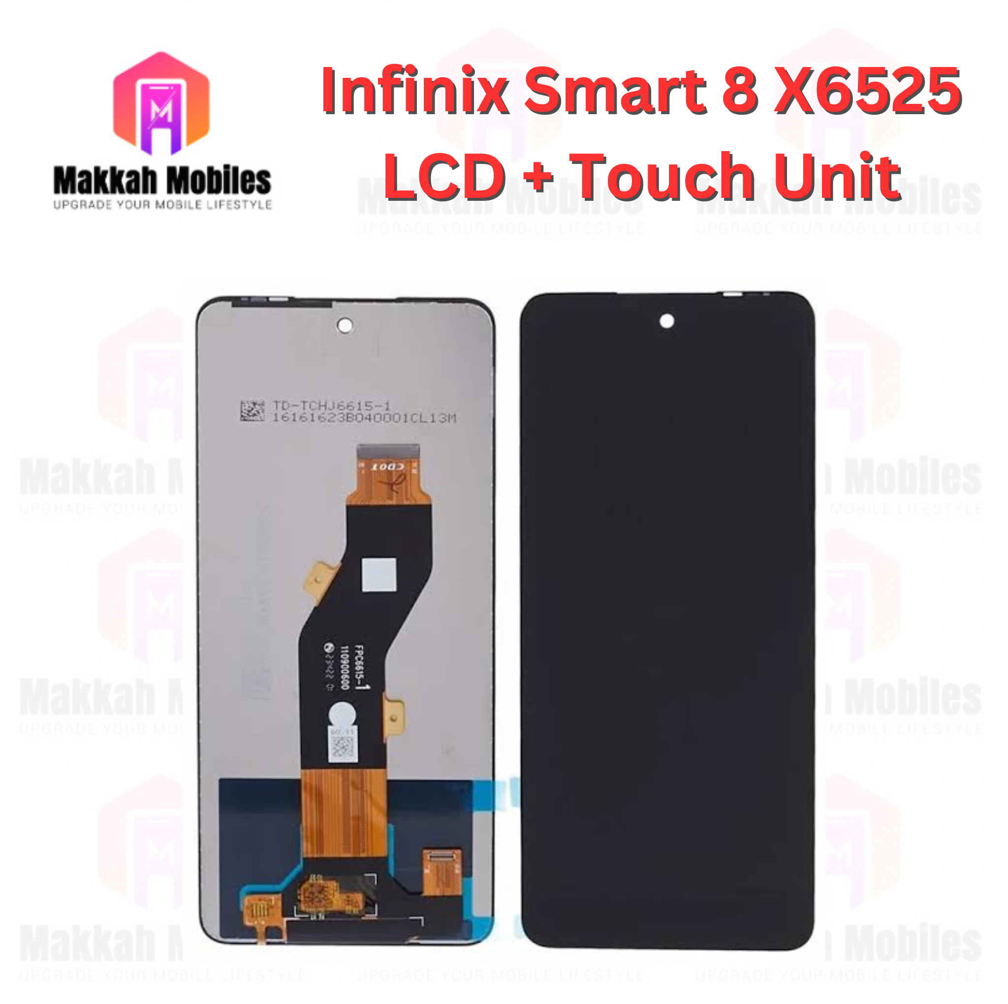 Infinix Smart 8 X6525 LCD + Touch Complete Panel Unit