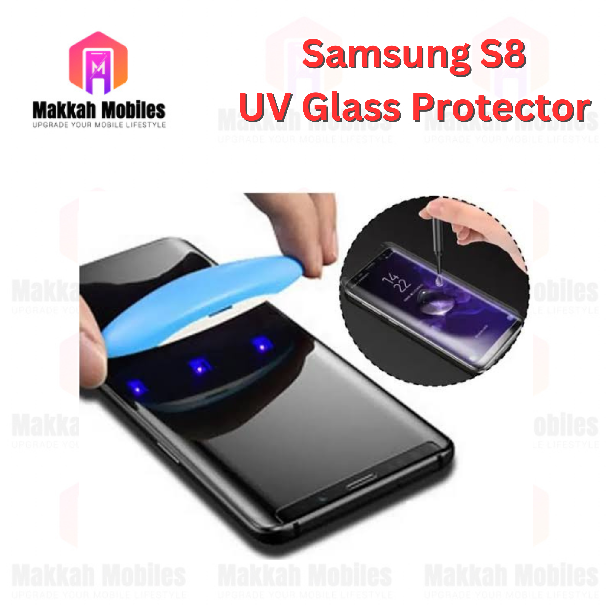 Samsung Galaxy S8 S9 S8+ UV Tempered Glass Protector