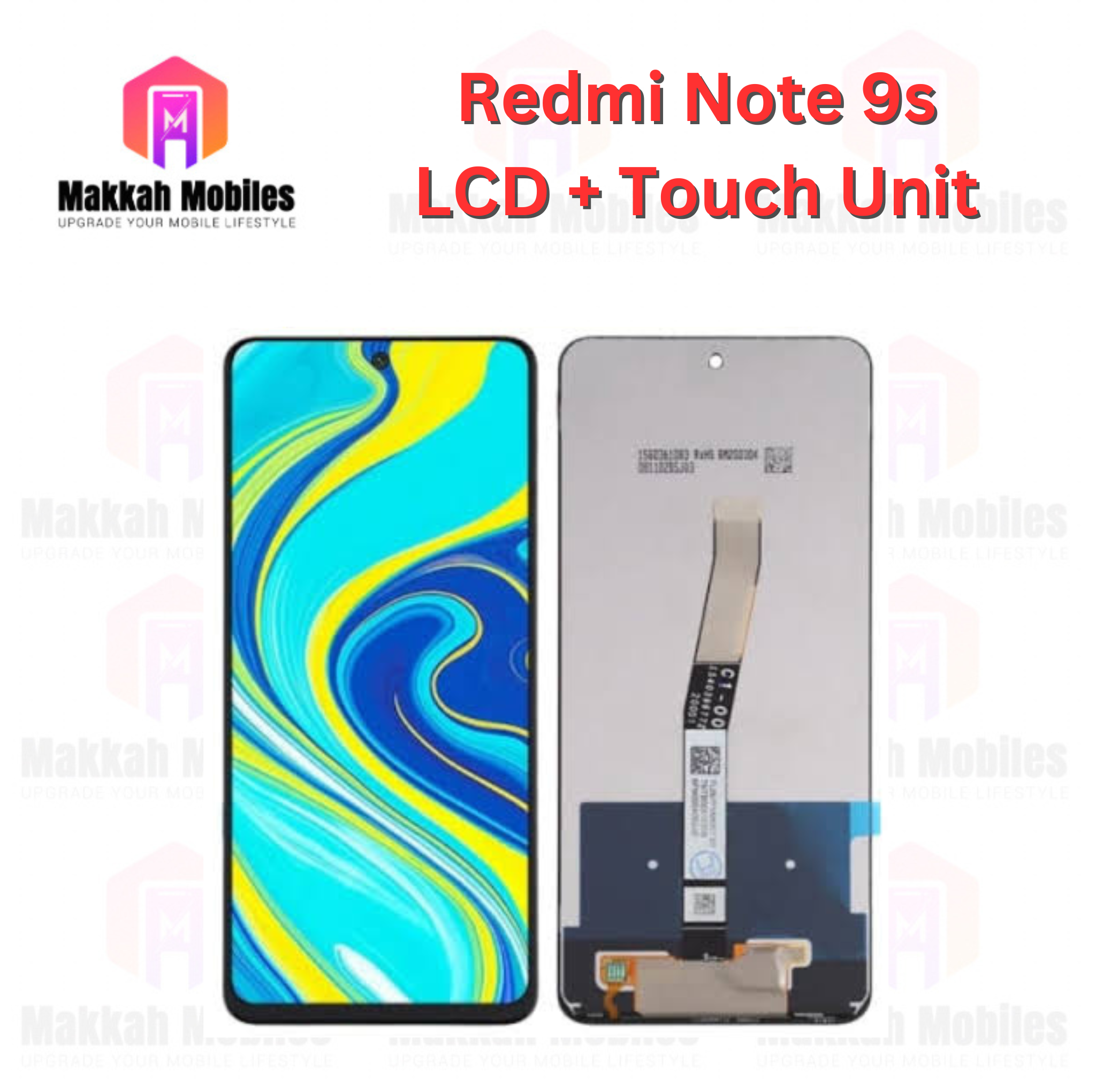 Xiaomi Redmi Note 9s LCD + Touch Complete Panel Unit