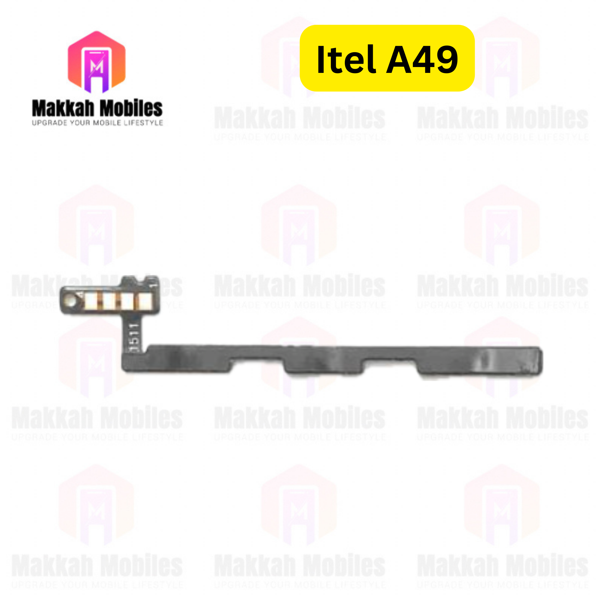 Itel A49 Power Button On Off Strip Volume Up Down Flex