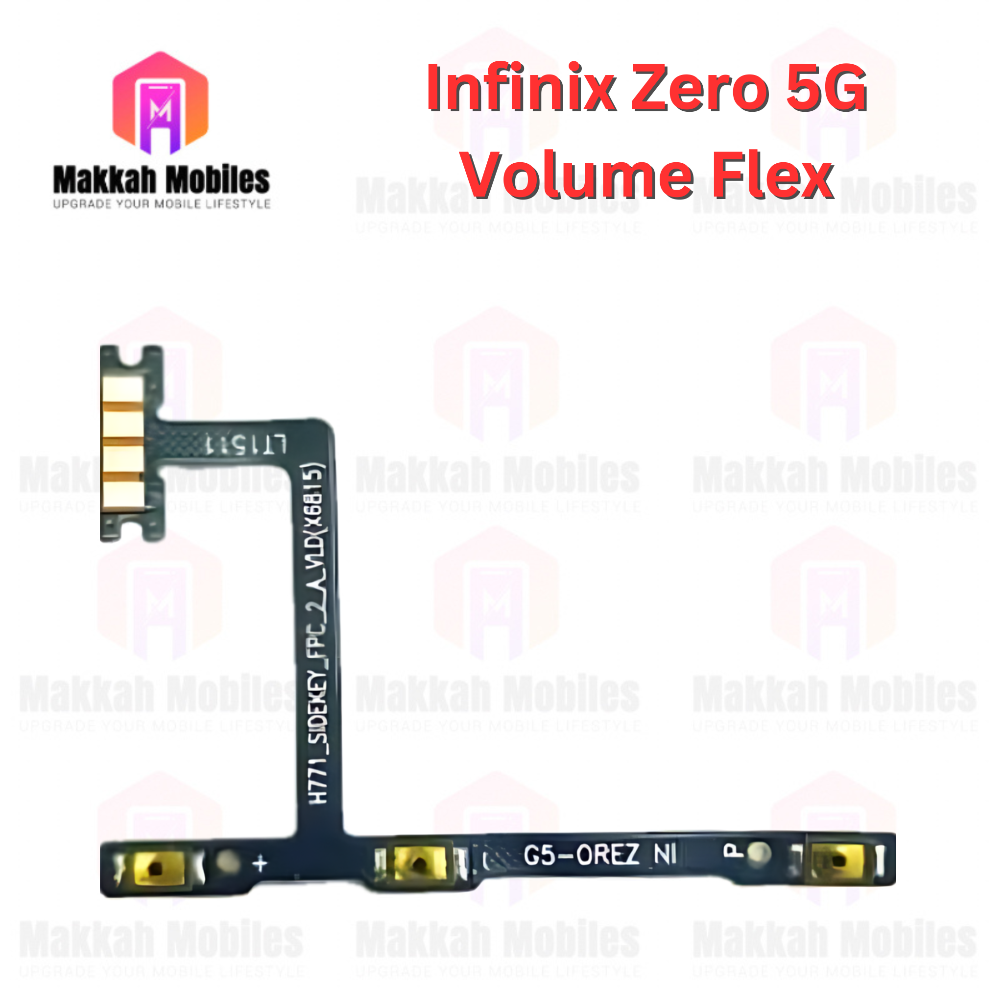 Infinix Zero 5G Volume Button Flex Power Button On Off Strip Replacement