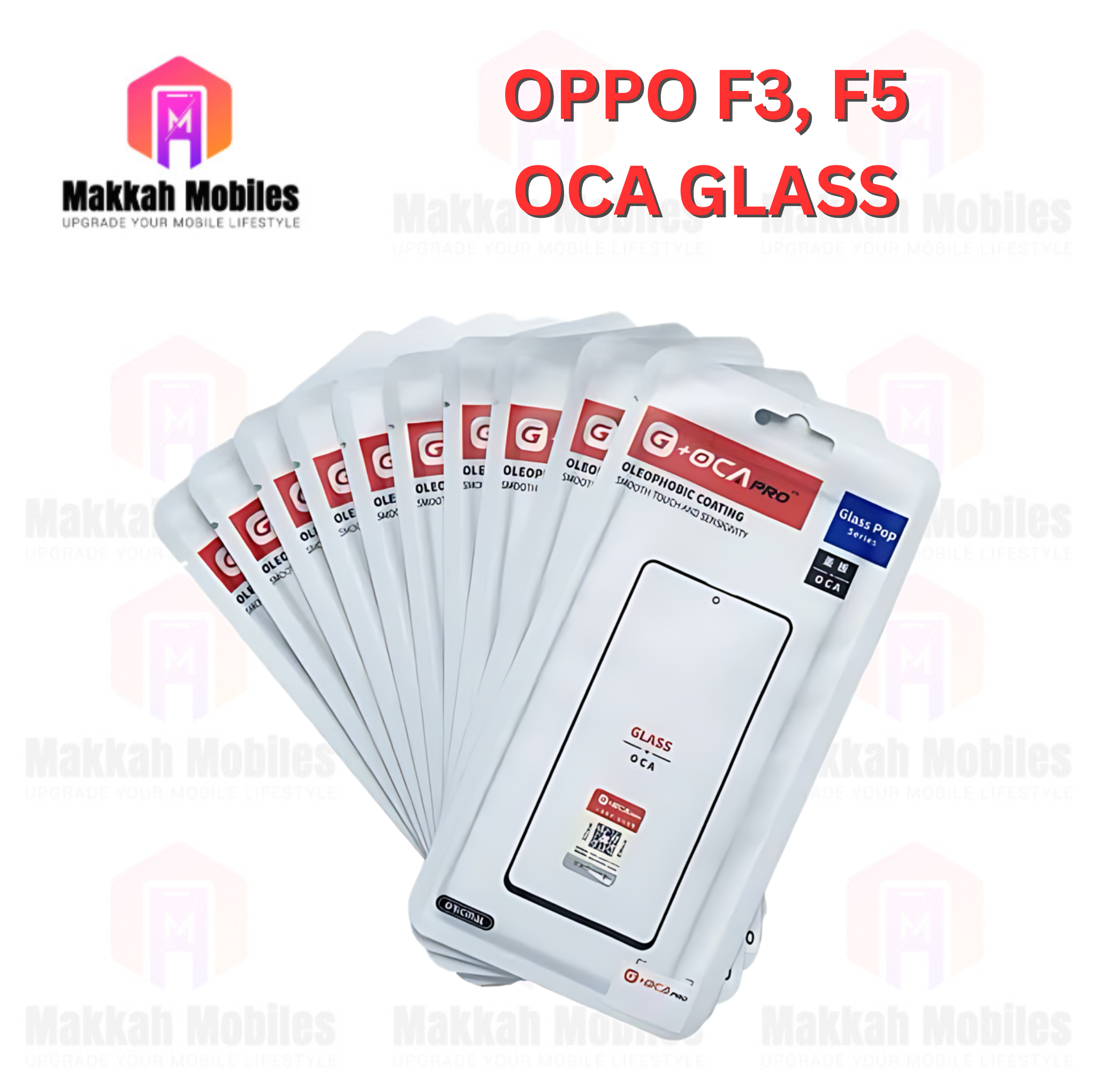 Oppo F3, F5 OCA + Touch Glass Digitizer Replacement