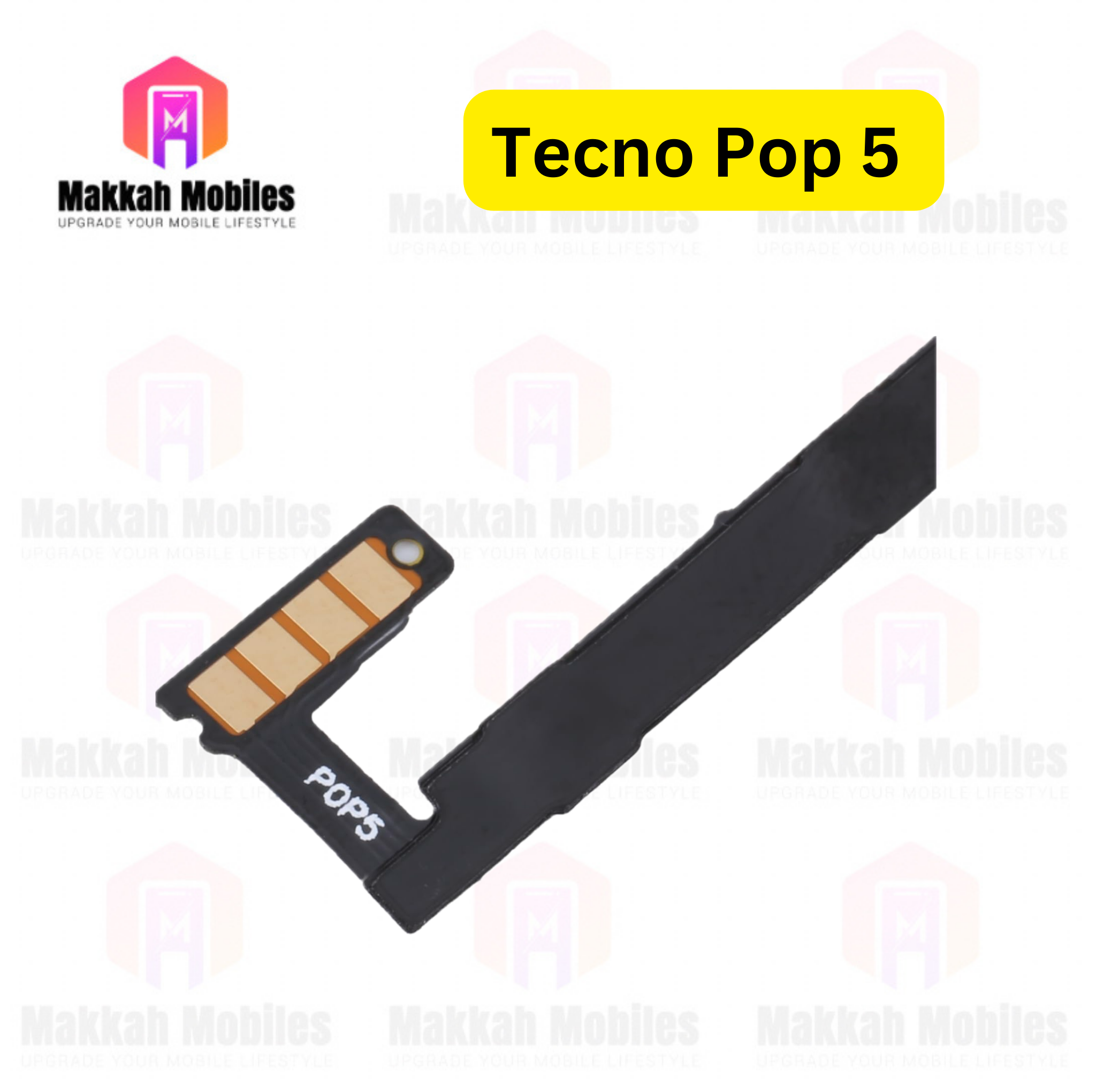 Tecno Pop 5 Power On Off Button Strip Volume Button Flex