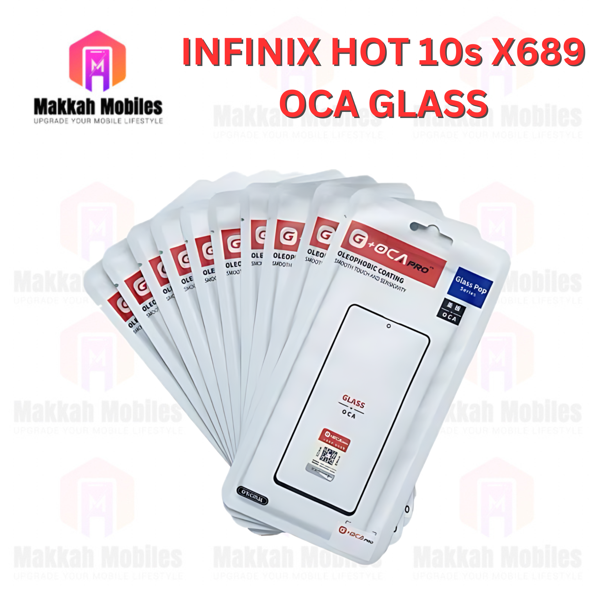 Infinix Hot 10s X689 OCA + Touch Glass Replacement