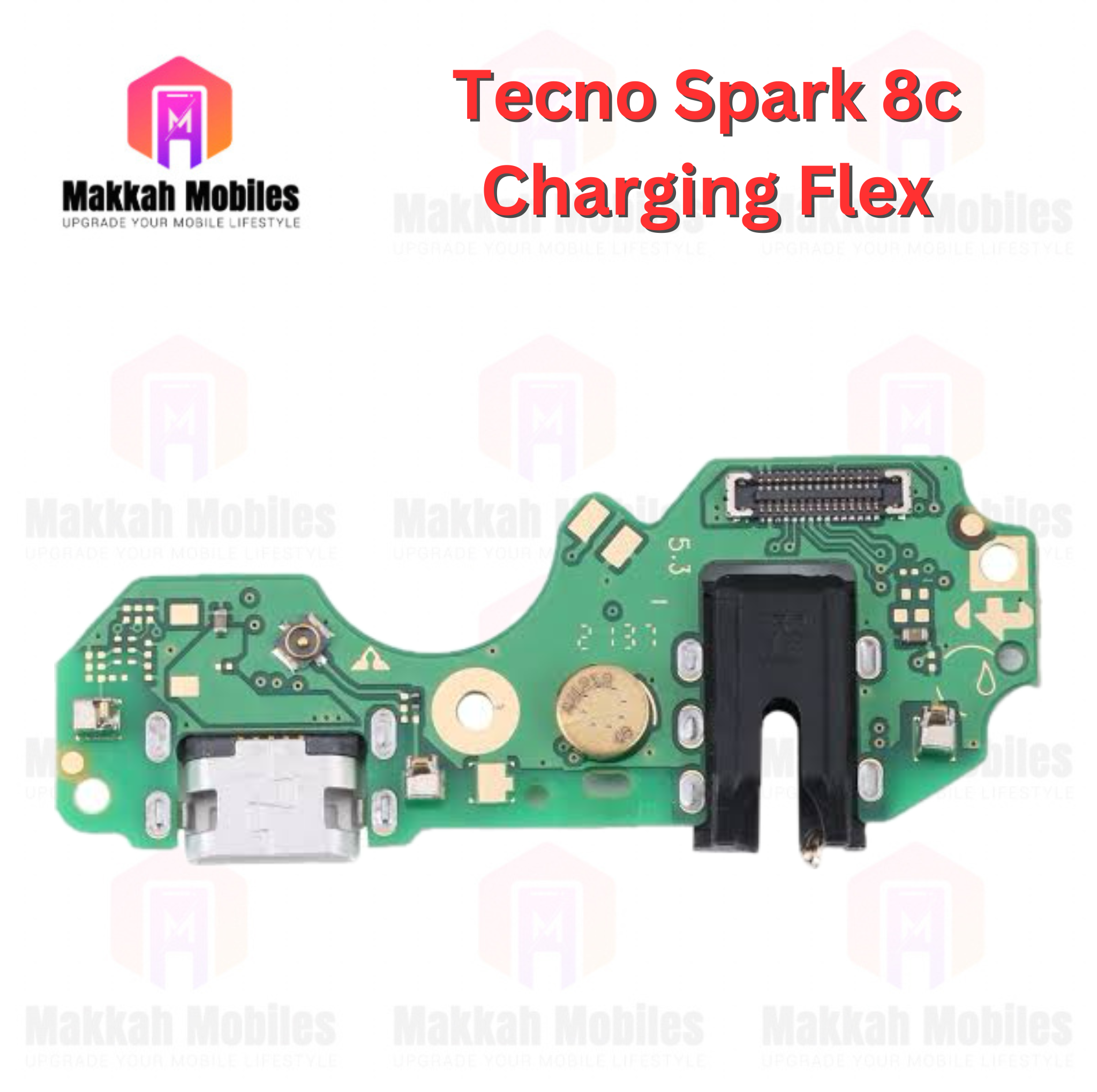 Tecno Spark 8c Charging Flex Original Port Board Replacement