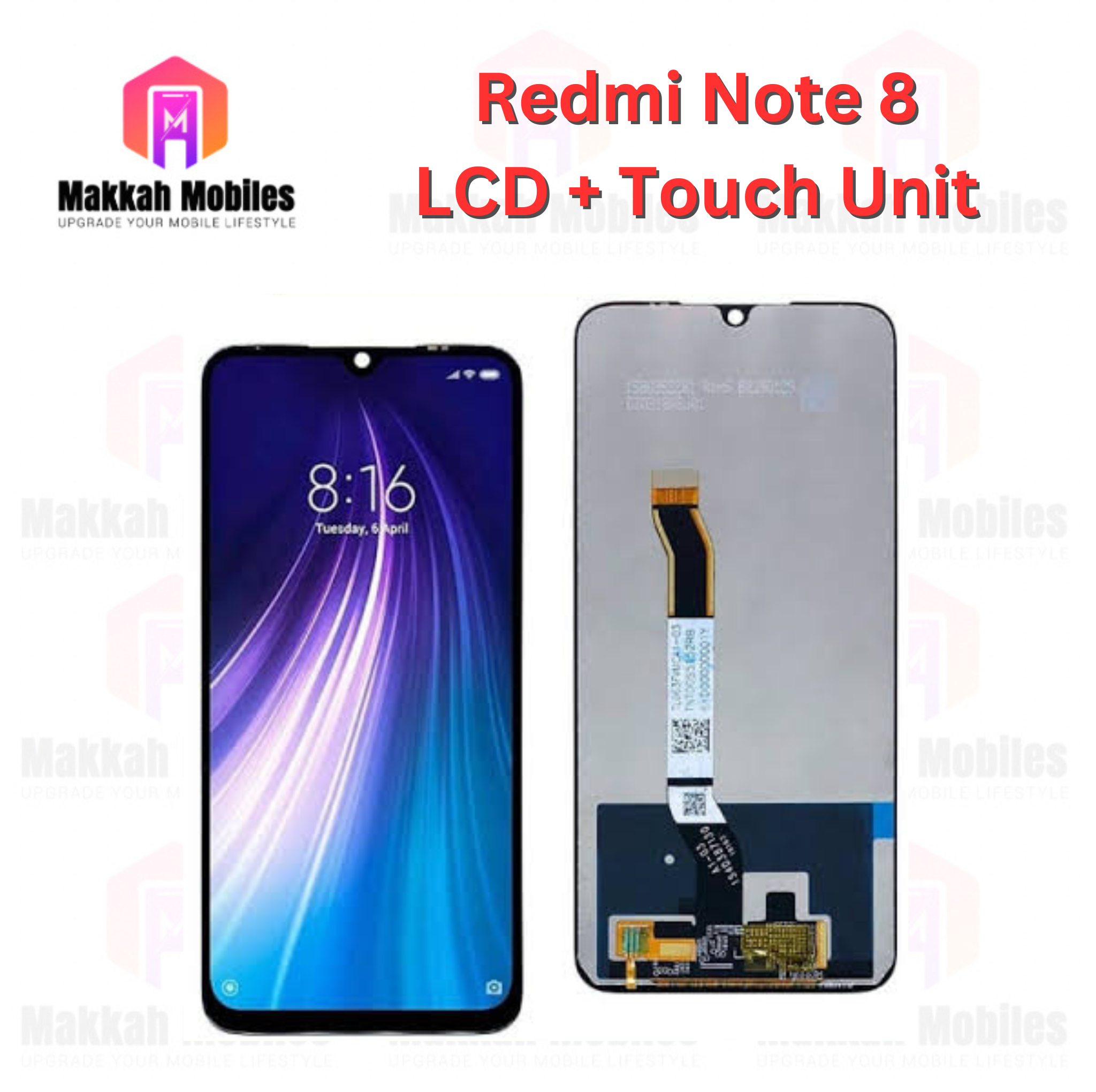 Xiaomi Redmi Note 8 LCD + Touch Complete Panel Unit