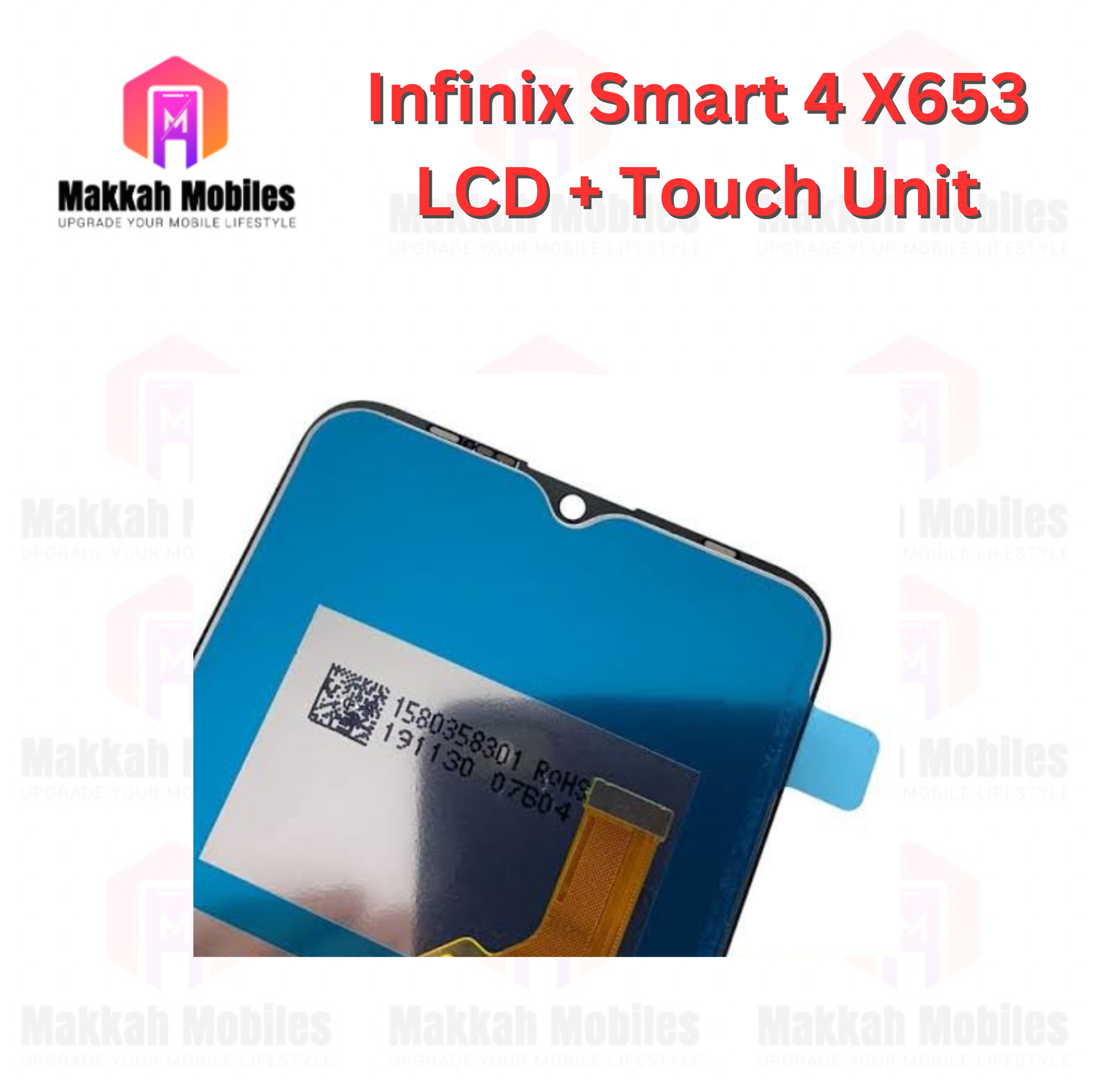 Infinix Smart 4 X653 LCD + Touch Complete Panel Unit