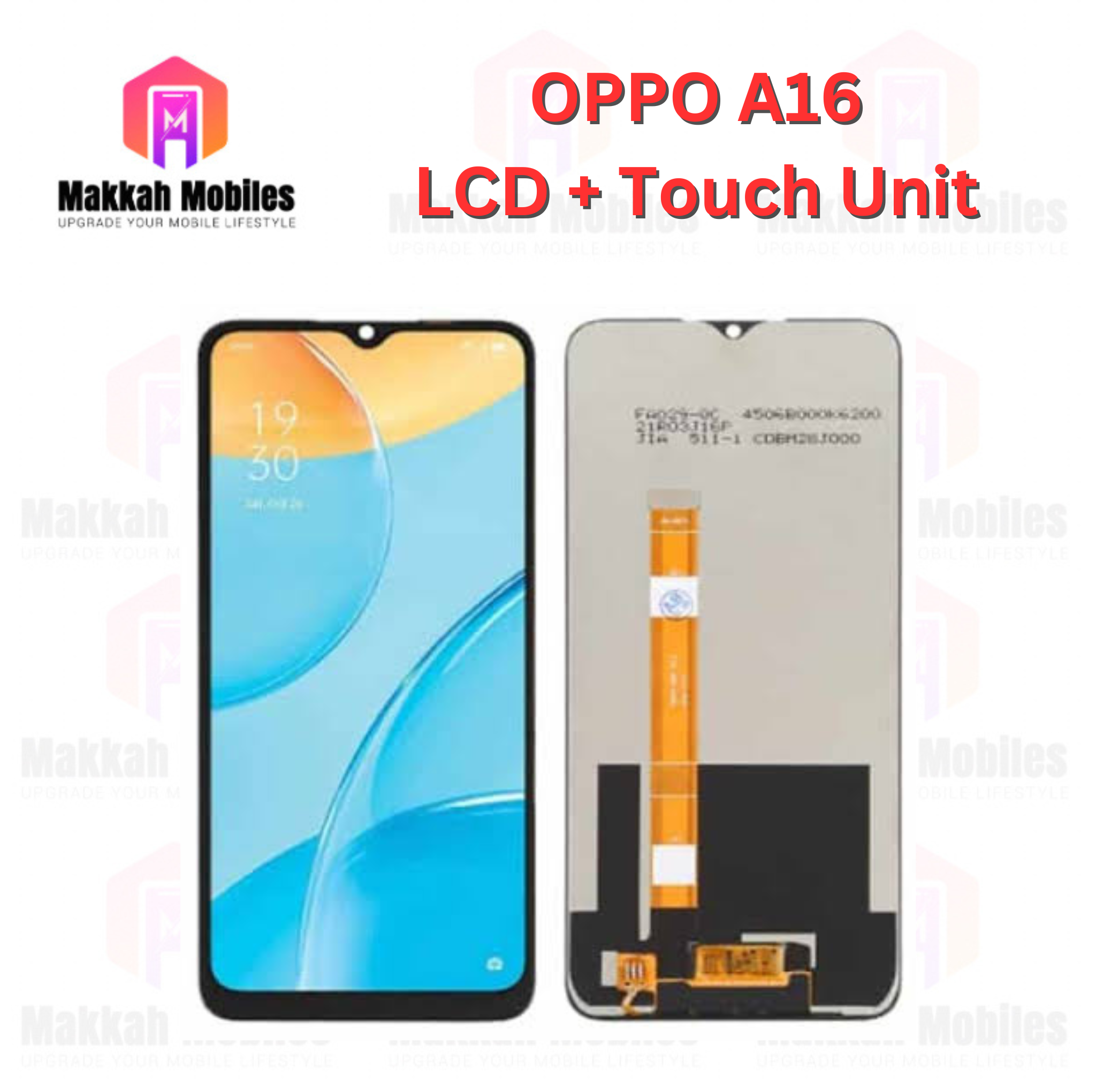 Oppo A16 LCD + Touch Complete Panel Unit