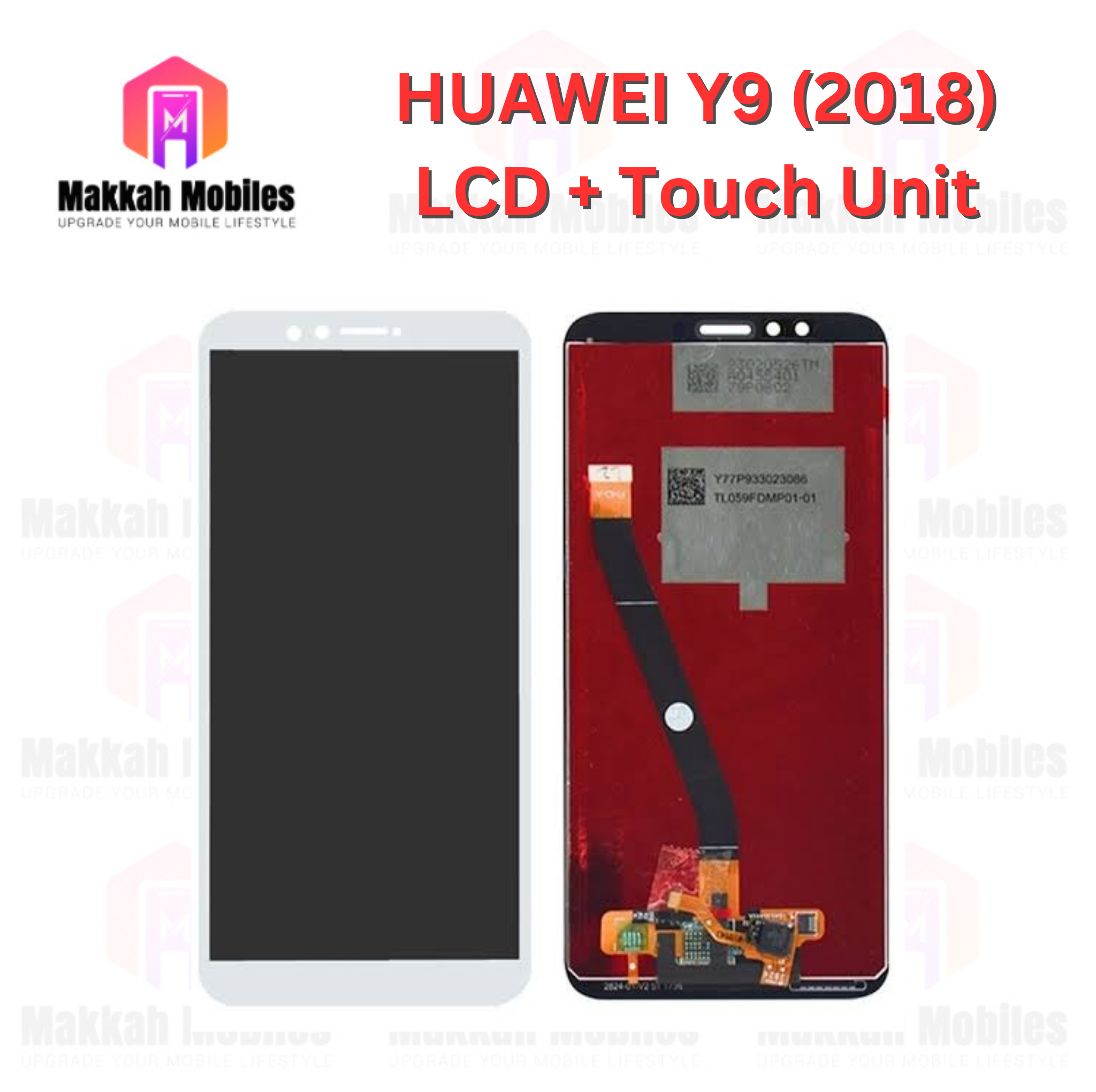 Huawei Y9 2018 LCD + TouCh Complete Panel Unit Replacement