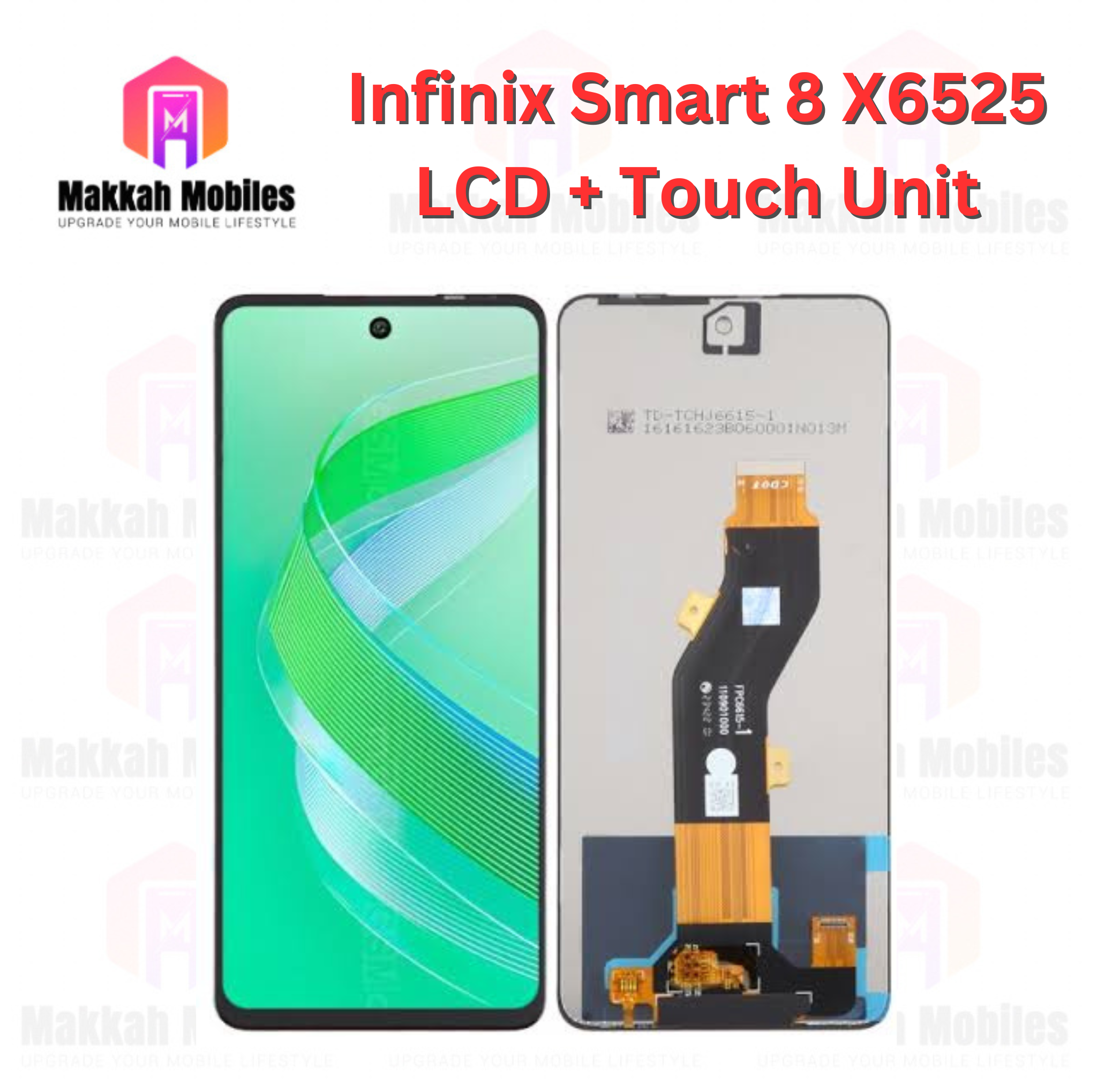 Infinix Smart 8 X6525 LCD + Touch Complete Panel Unit