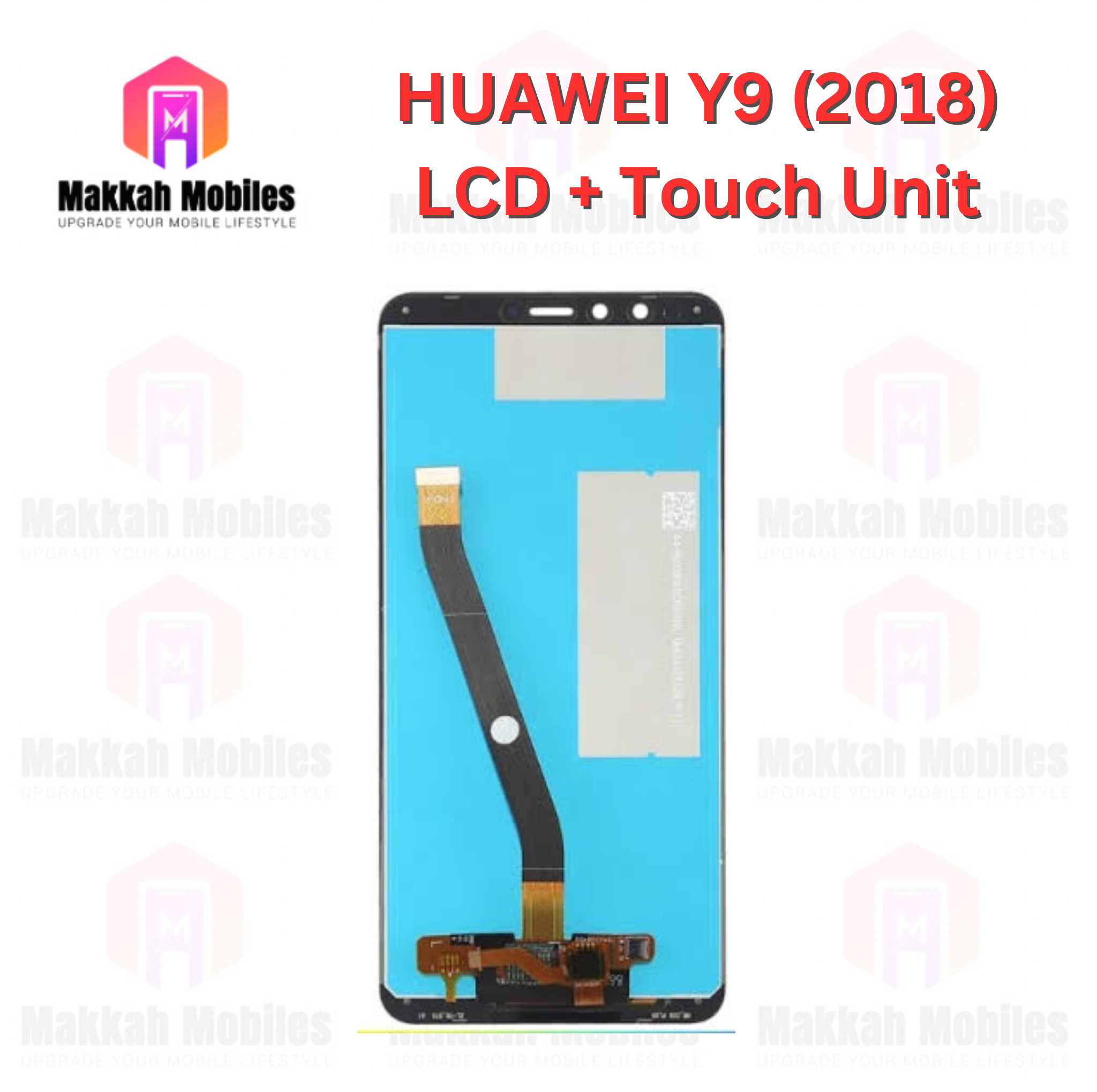 Huawei Y9 2018 LCD + TouCh Complete Panel Unit Replacement