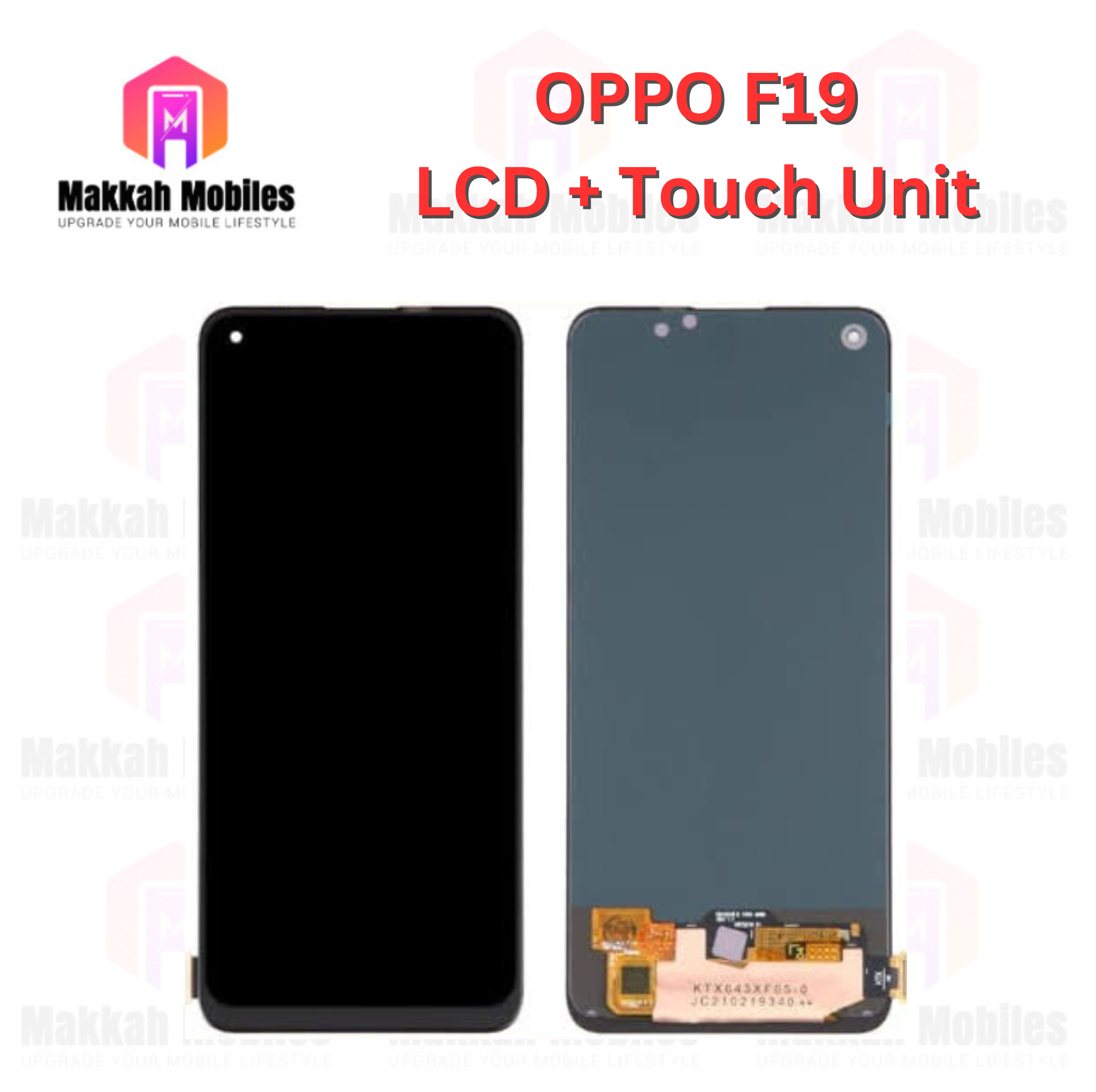 Oppo F19 LCD + Touch Complete Panel Unit