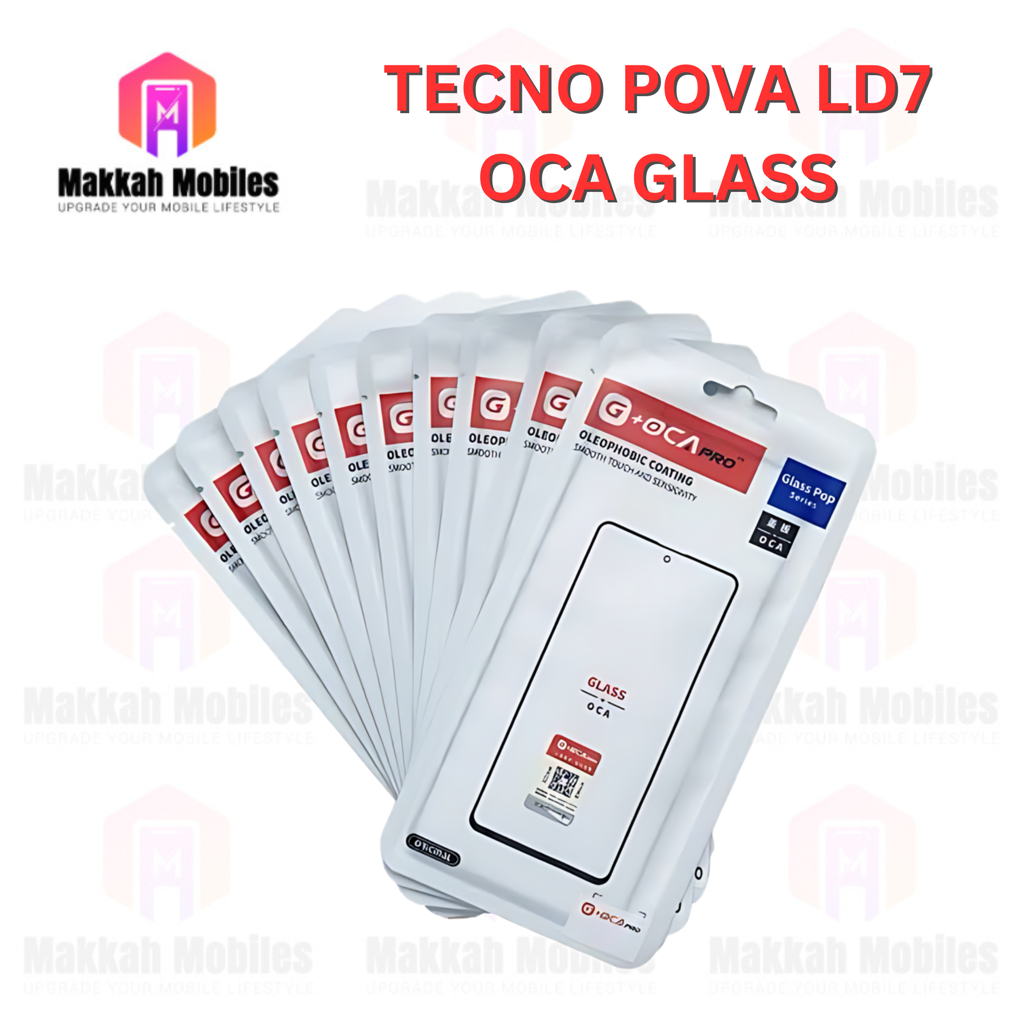 Tecno Pova LD7 OCA + Touch Glass replacement