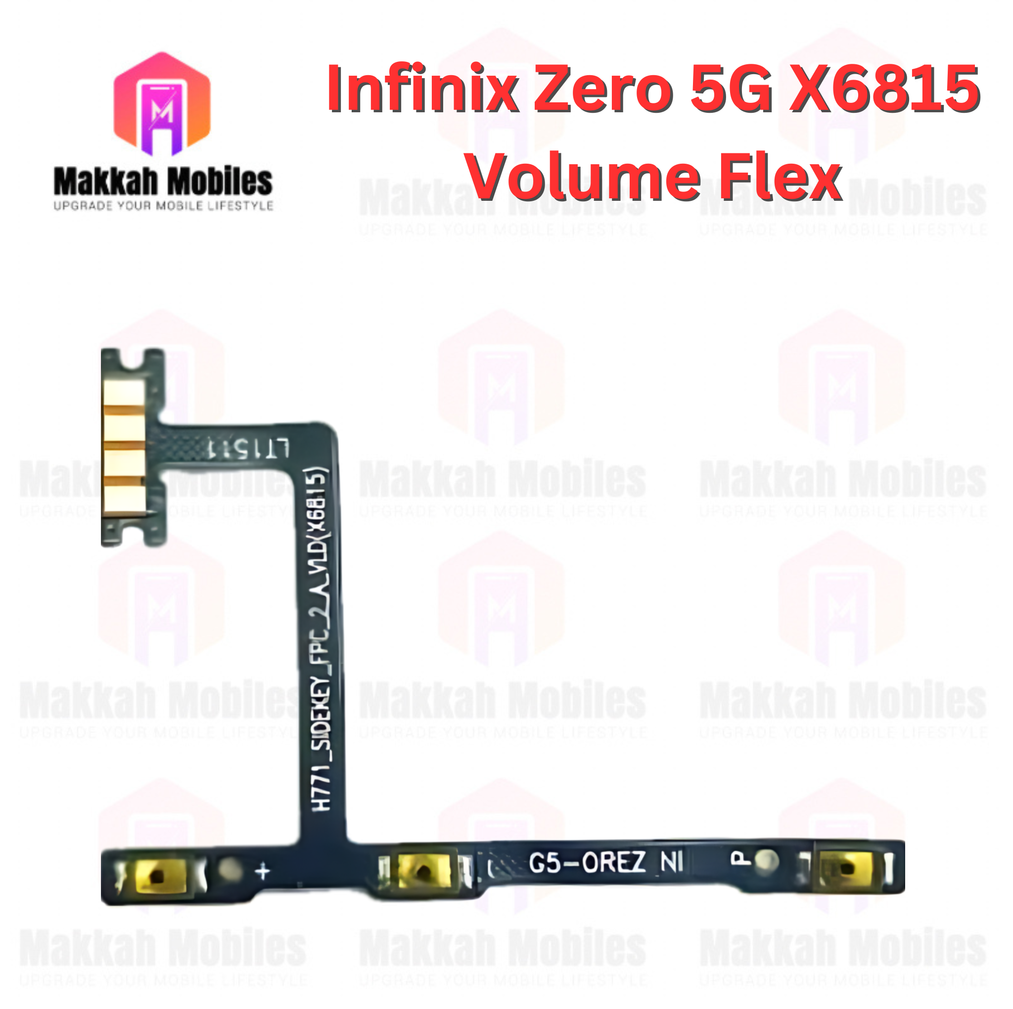 Infinix Zero 5G Volume Button Flex Power Button On Off Strip Replacement