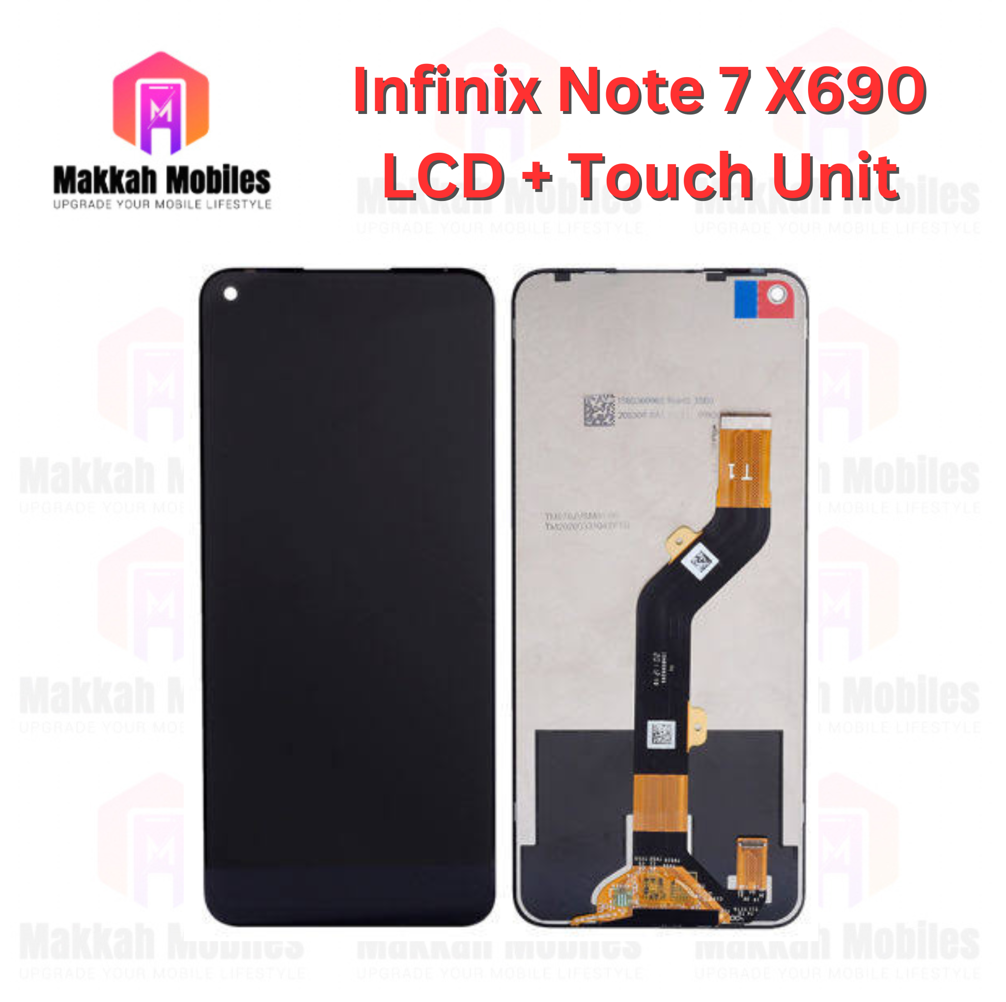 Infinix Note 7 X690 LCD + Touch Complete Panel Unit