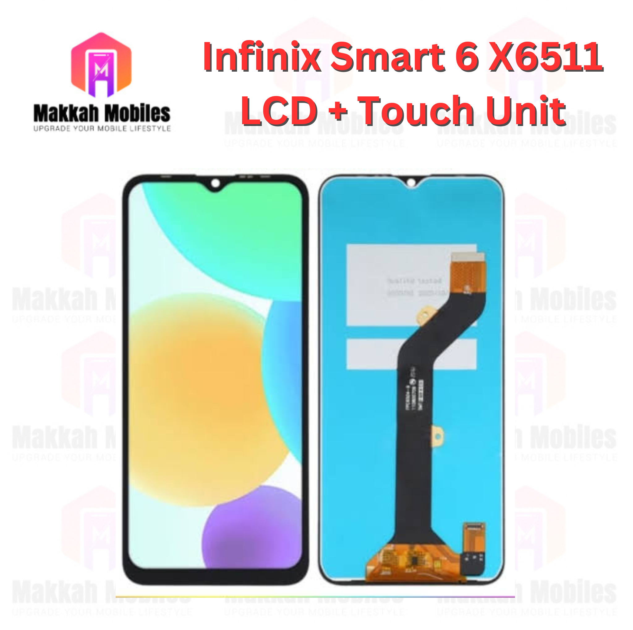 Infinix Smart 6 X6511 LCD + Touch Complete Panel Unit