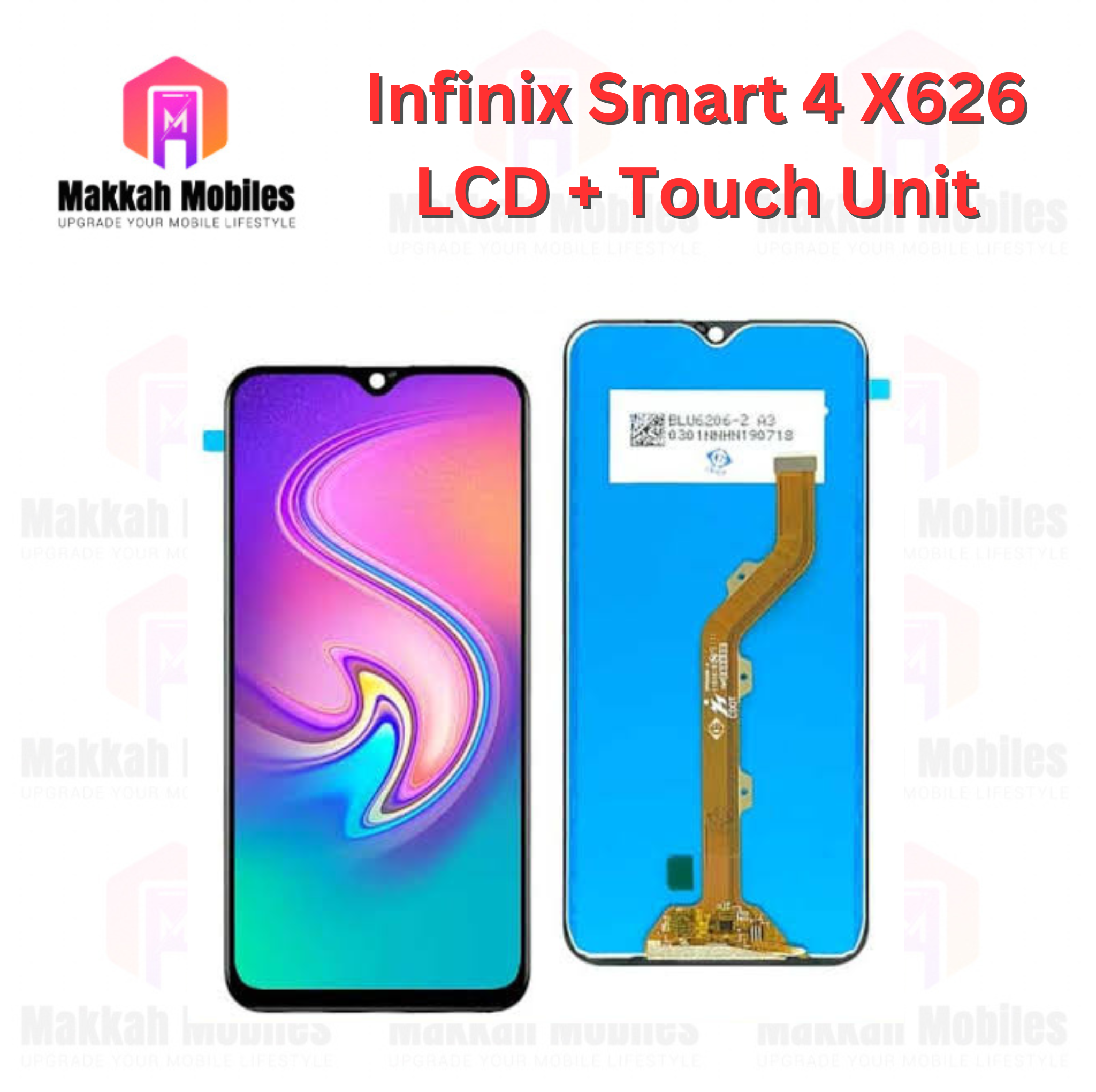 Infinix Smart 4 X626 LCD + Touch Complete Panel Unit