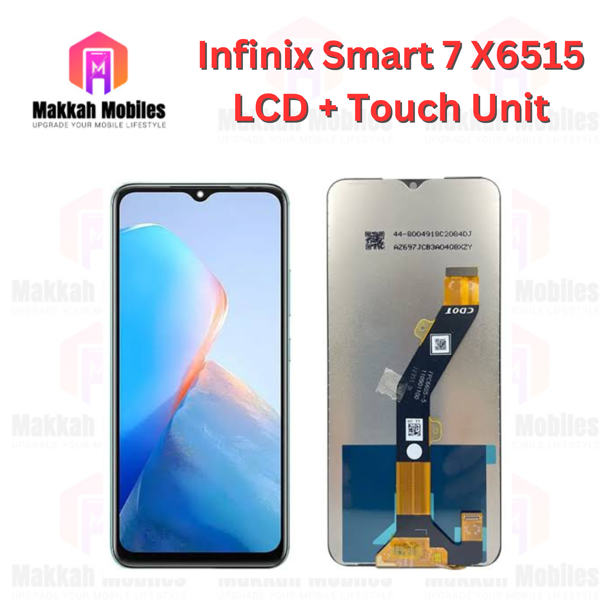 Infinix Smart 7 X6515 LCD + Touch Complete Panel Unit