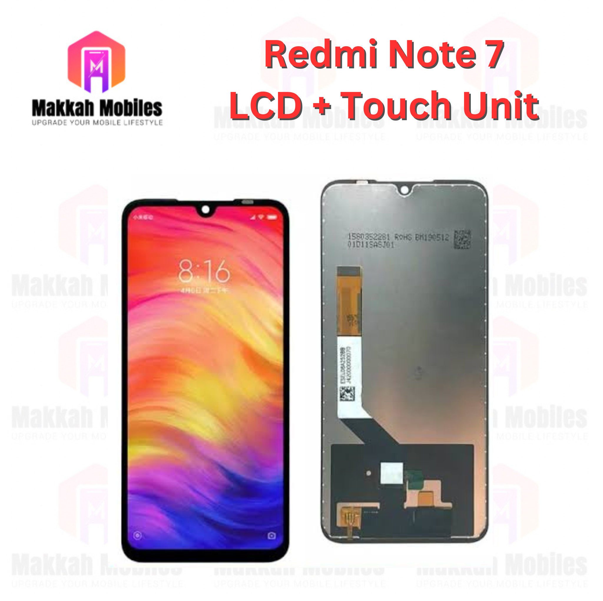 Xiaomi Redmi Note 7 LCD + Touch Complete Panel Unit