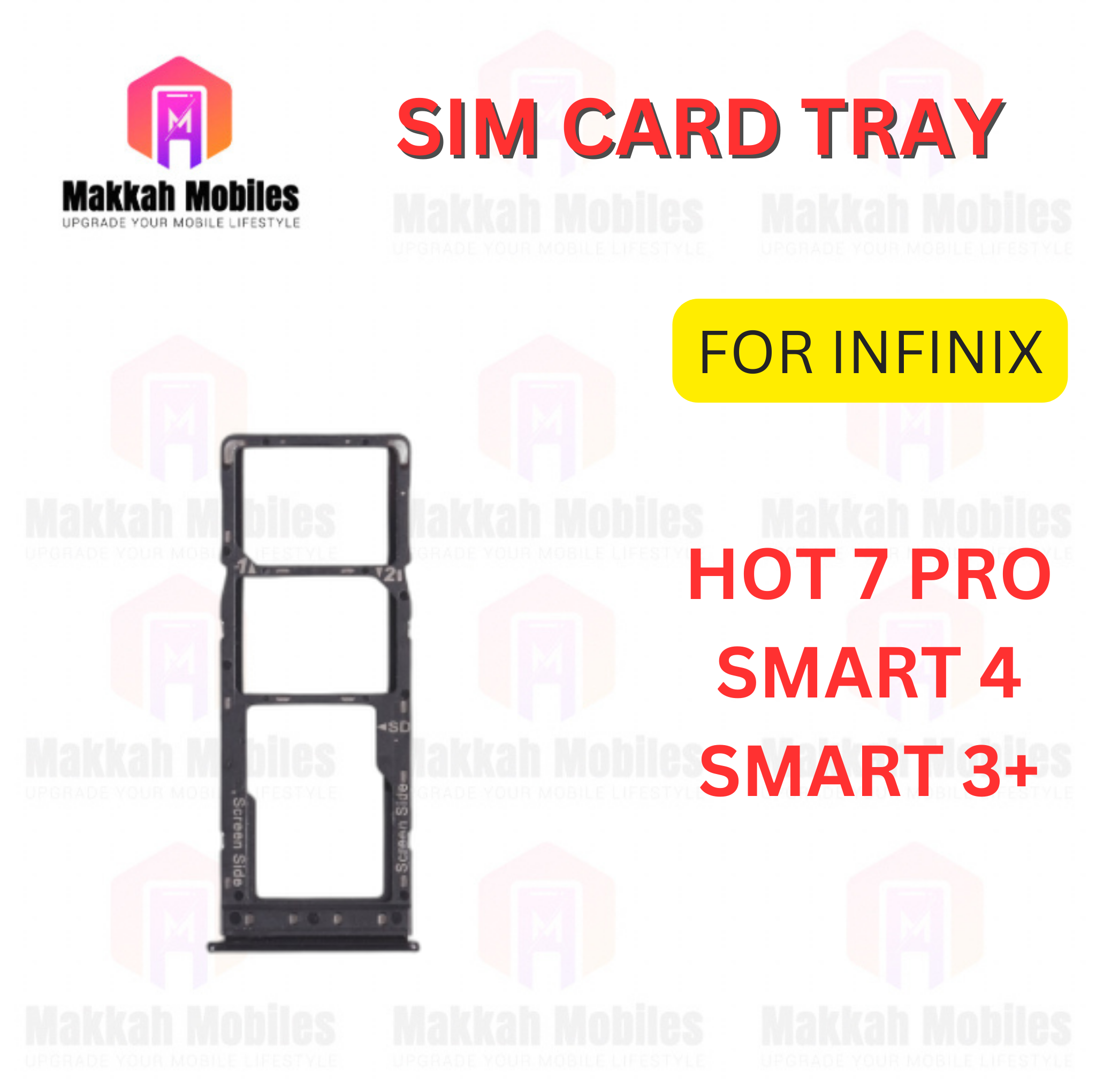 Infinix Hot 7 Pro, Smart 4, Smart 3 Plus Sim Tray Replacement