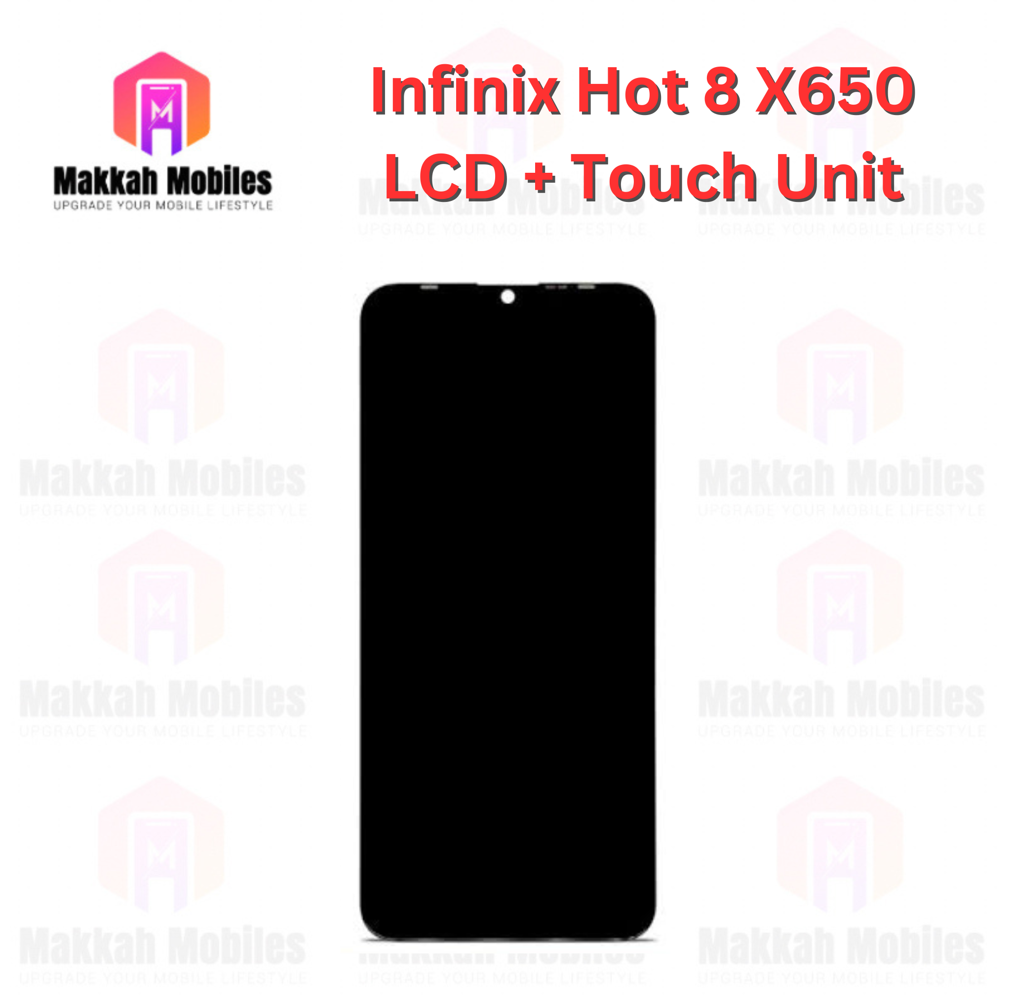 Infinix Hot 8 X650 LCD + Touch Complete Panel Unit