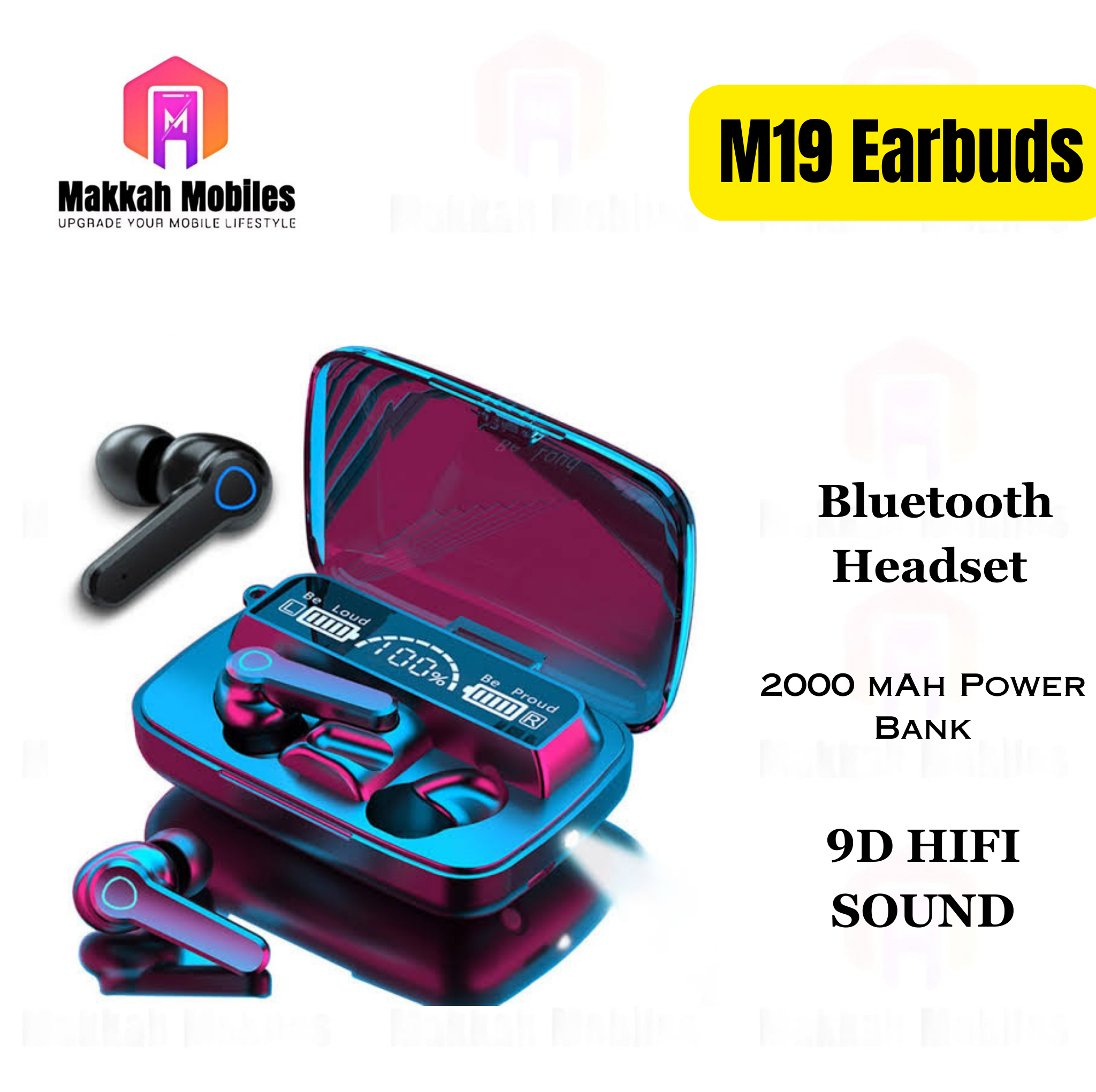 M19 TWS Earbuds Bluetooth Earphone