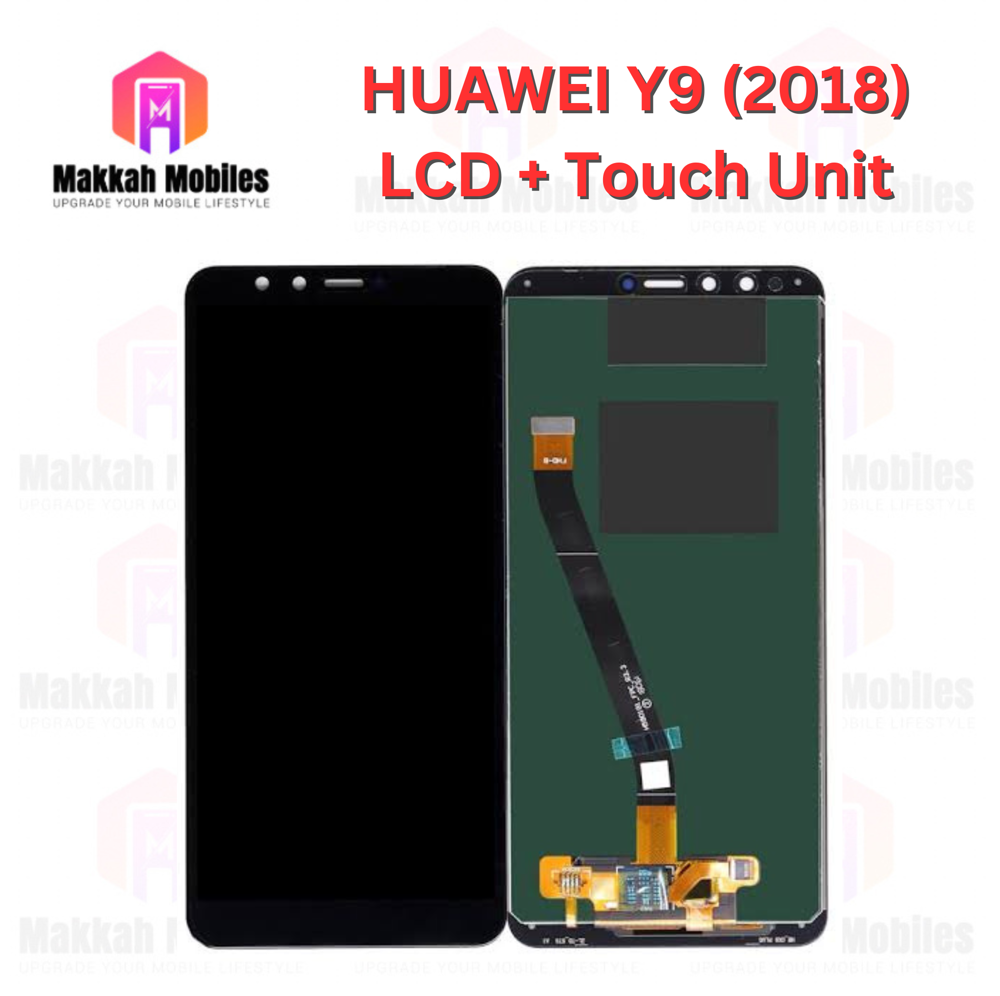 Huawei Y9 2018 LCD + TouCh Complete Panel Unit Replacement