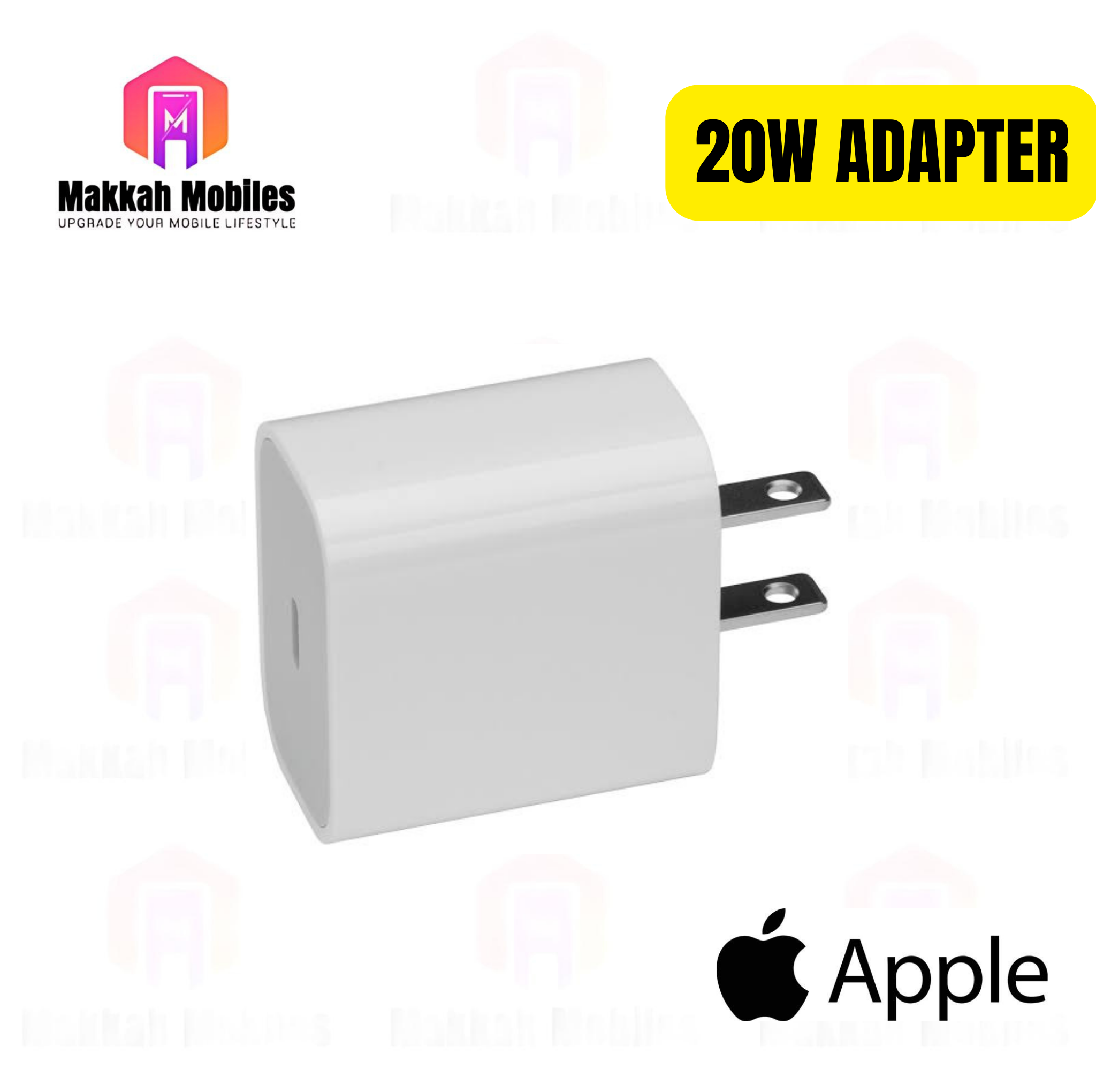 Apple 20W USB-C Power Adapter With Free Cable Gift