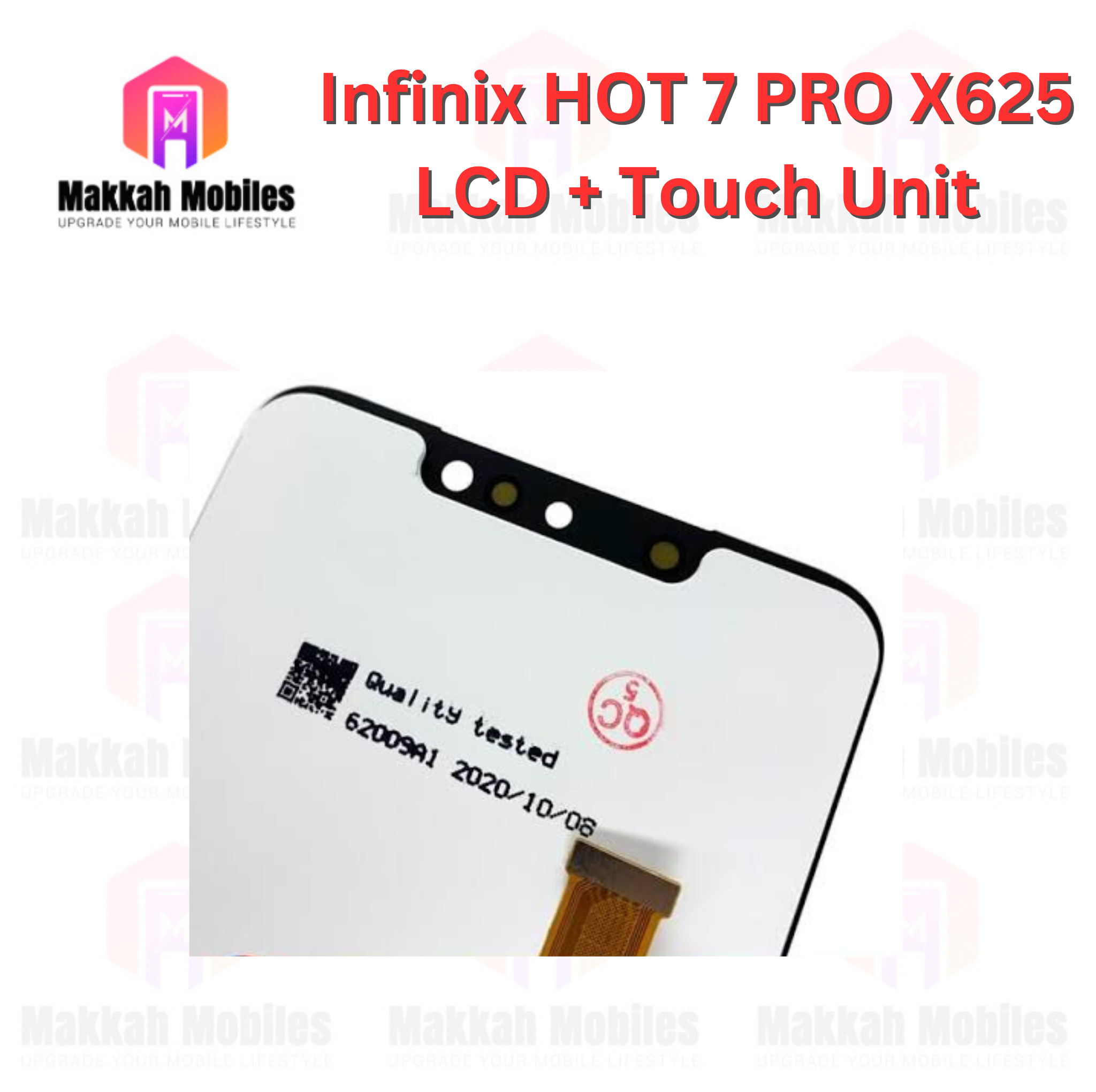 Infinix Hot 7 Pro X625 LCD + Touch Complete Panel Unit