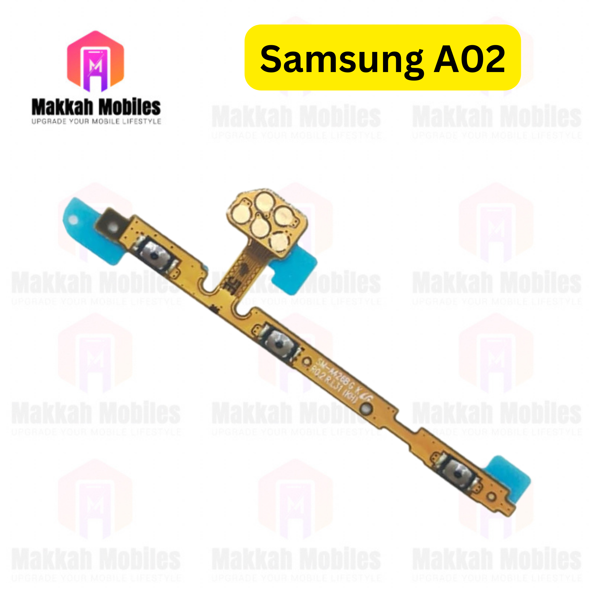 Samsung A02 Power Button On Off Strip Volume Button Flex Replacement