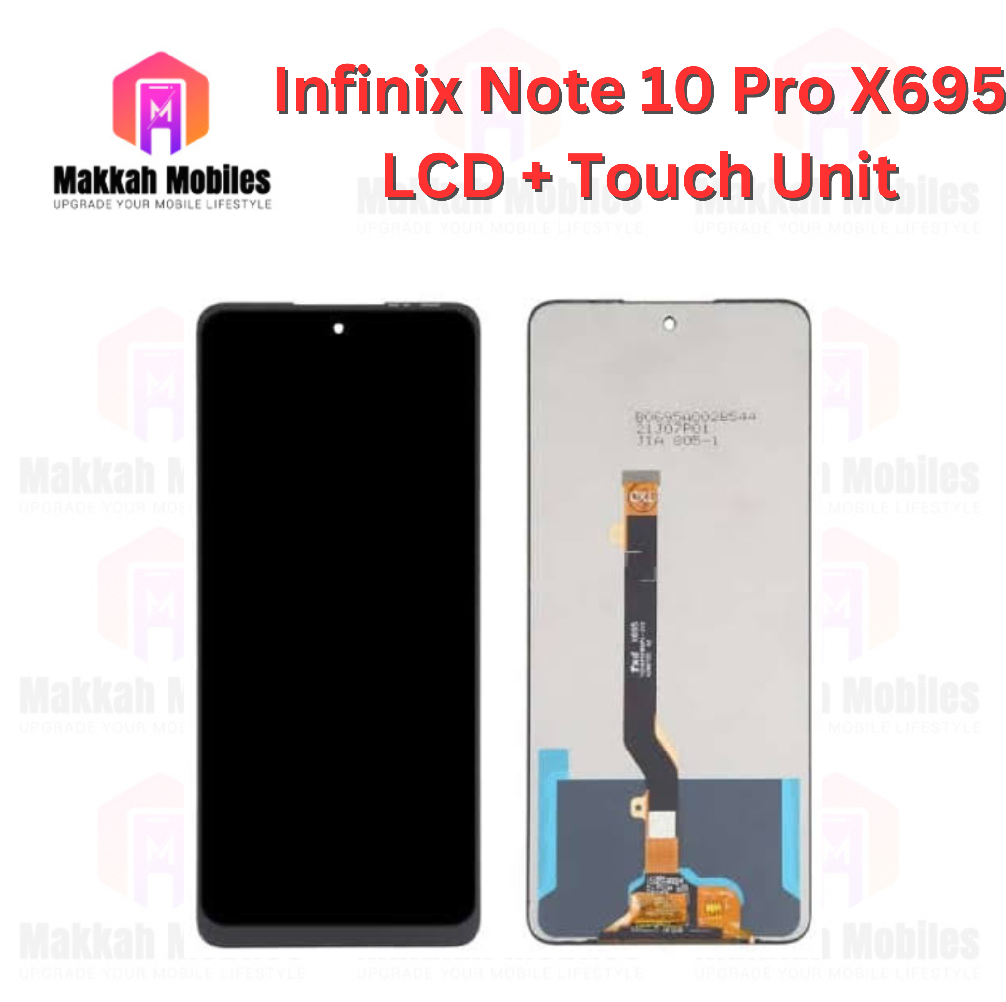 Infinix Note 10 Pro X695 LCD + Touch Complete Panel Unit