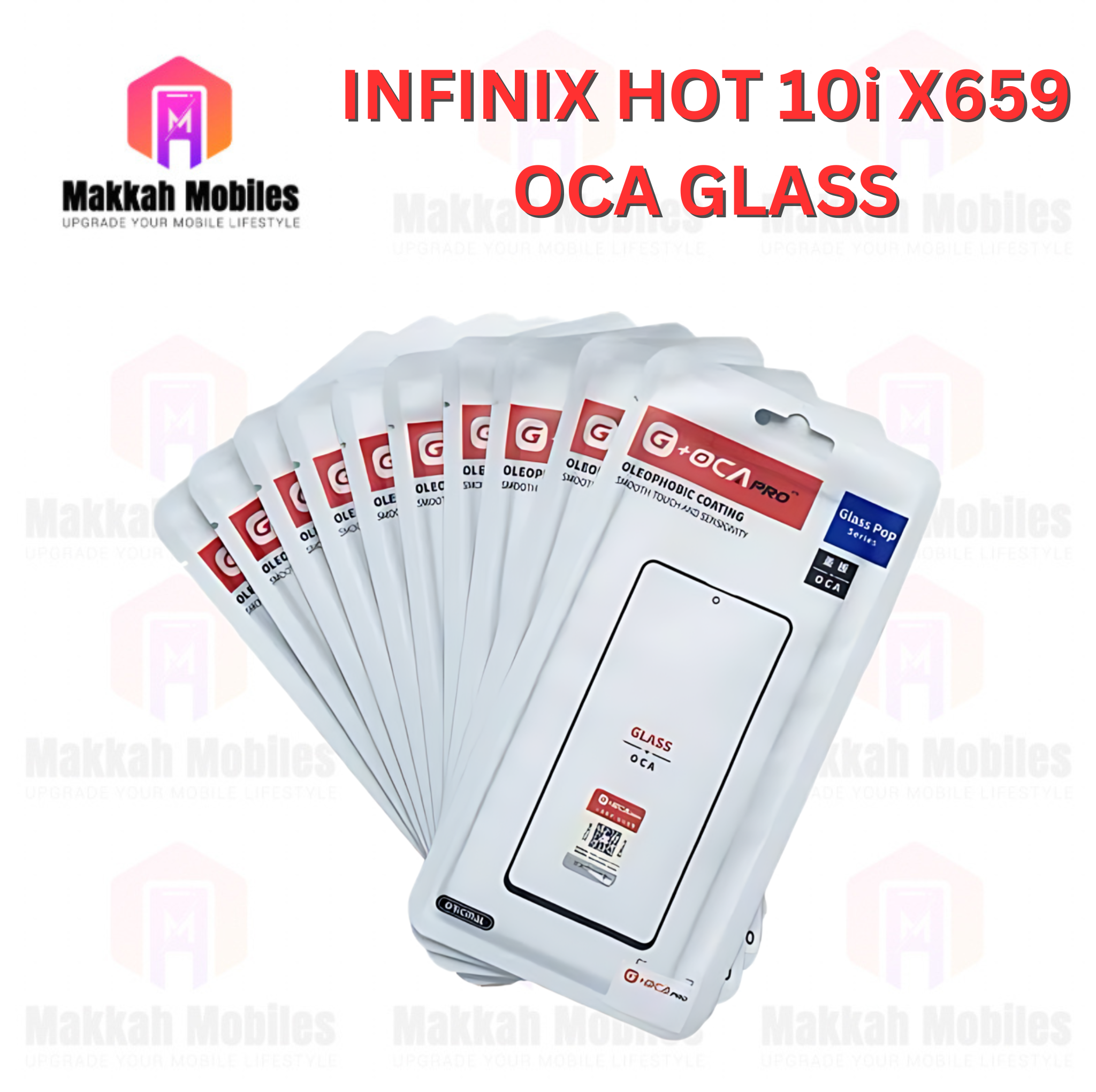 Infinix Hot 10i X659 OCA + Touch glass Replacement