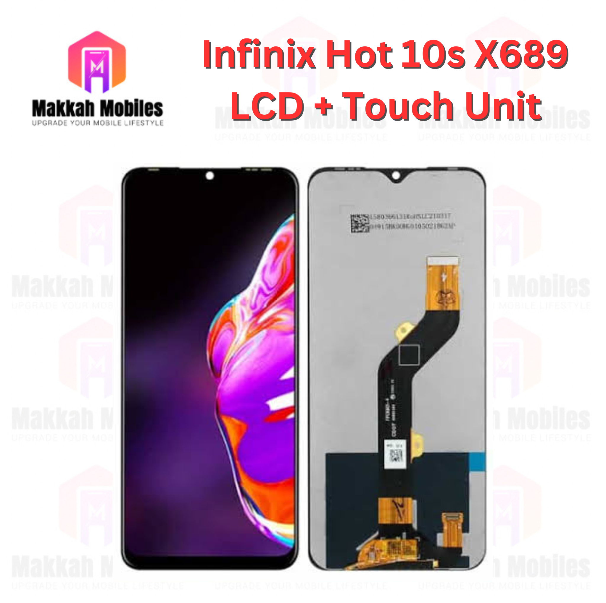 Infinix Hot 10s X689 LCD + Touch Complete Panel Unit