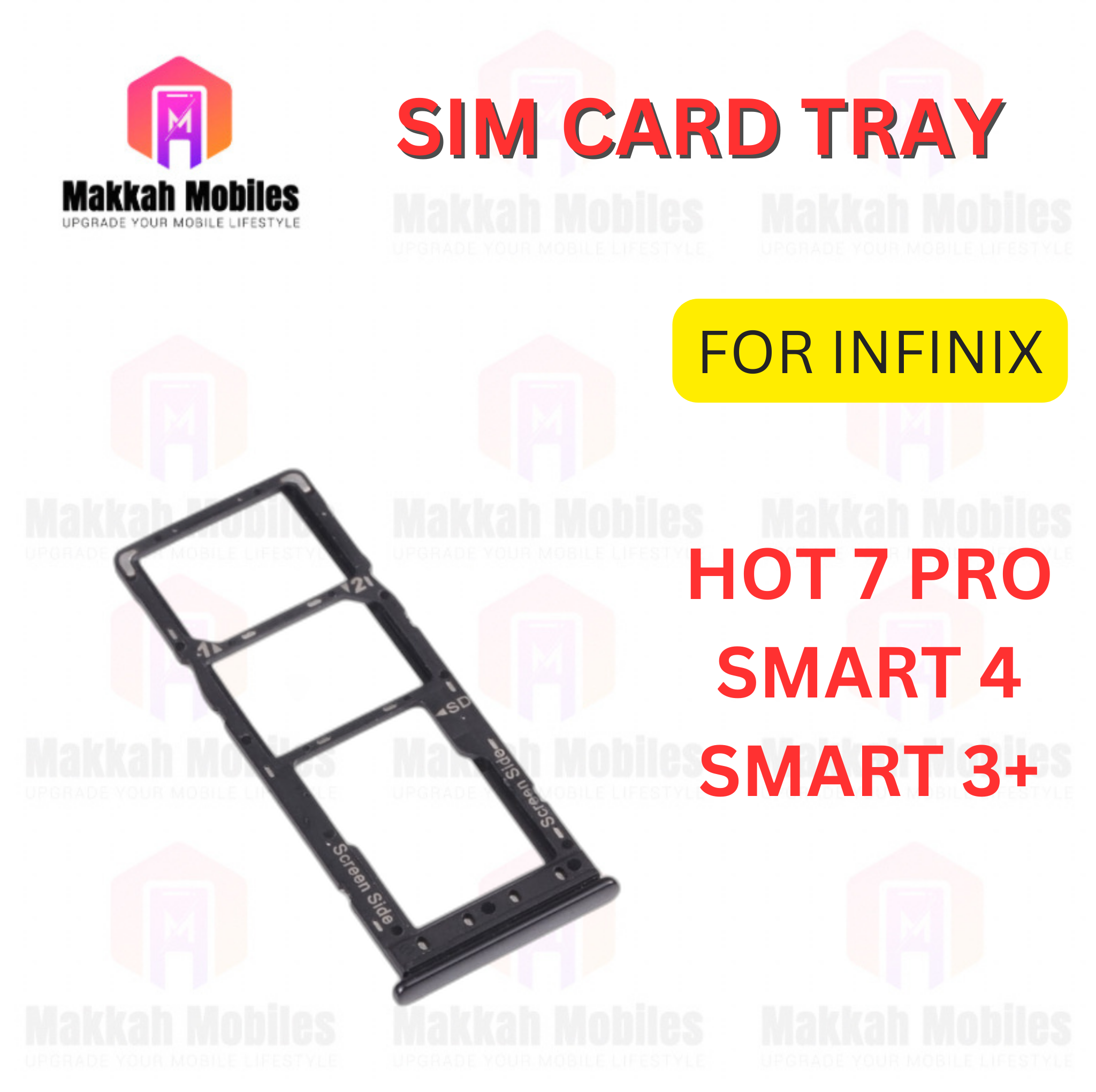 Infinix Hot 7 Pro, Smart 4, Smart 3 Plus Sim Tray Replacement