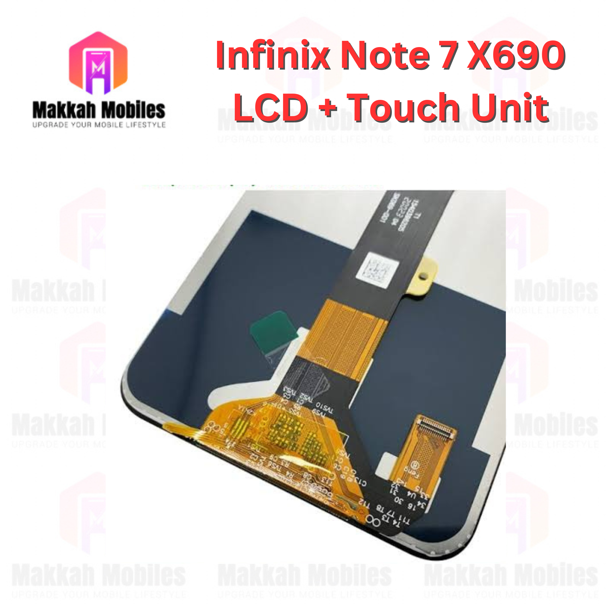 Infinix Note 7 X690 LCD + Touch Complete Panel Unit