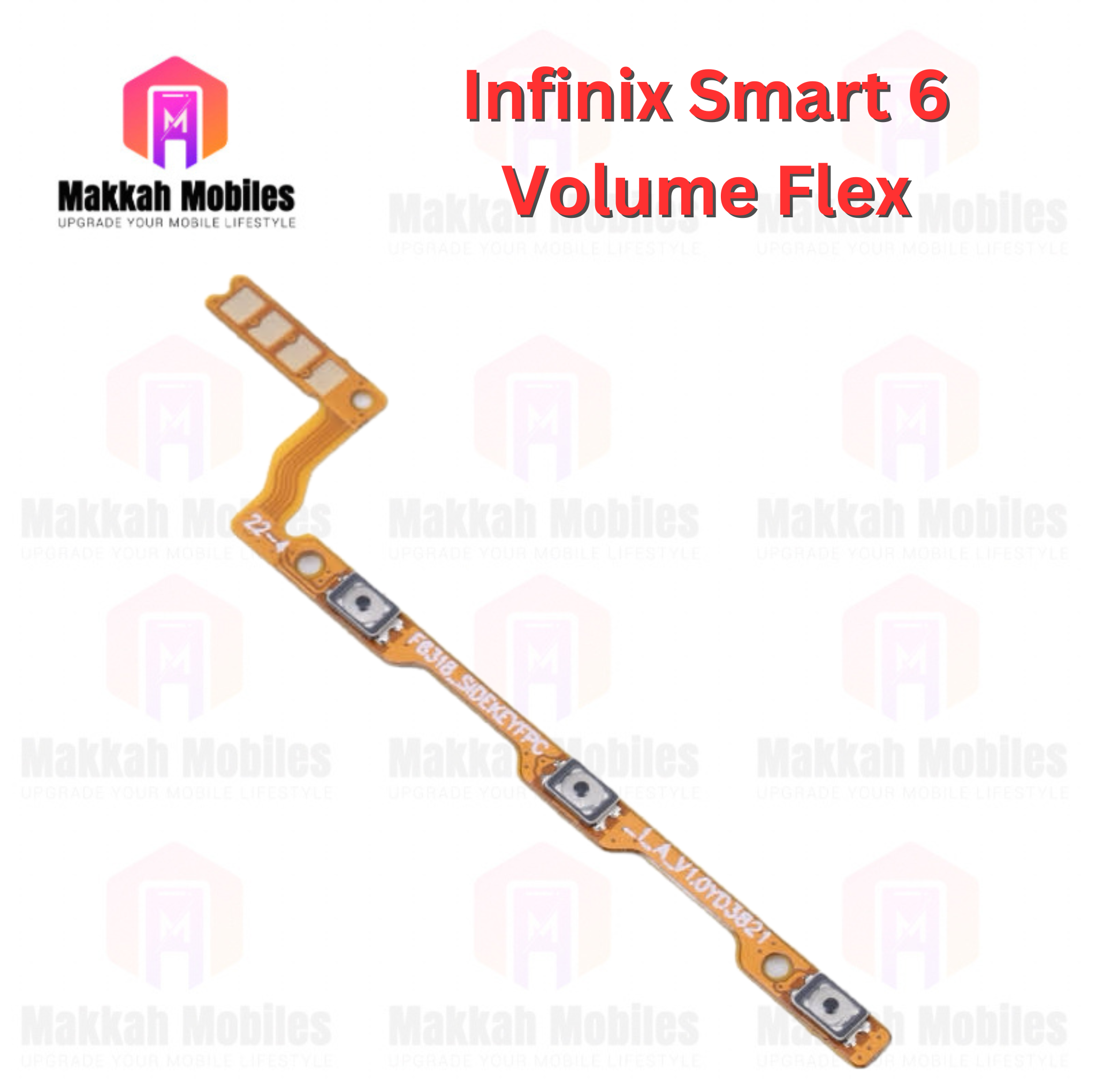 Infinix Smart 6 Volume Button Power On Off Strip Replacement