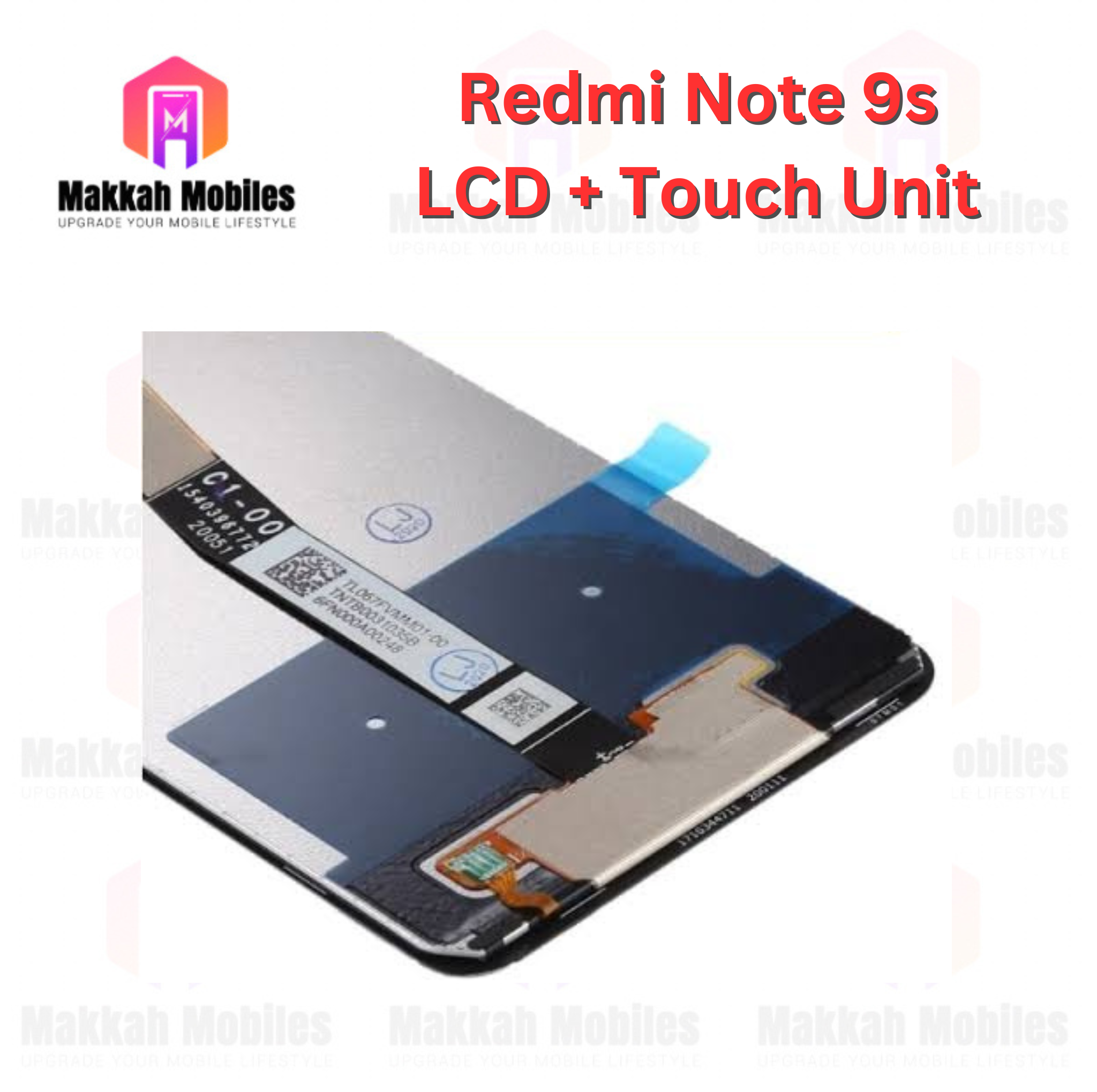 Xiaomi Redmi Note 9s LCD + Touch Complete Panel Unit