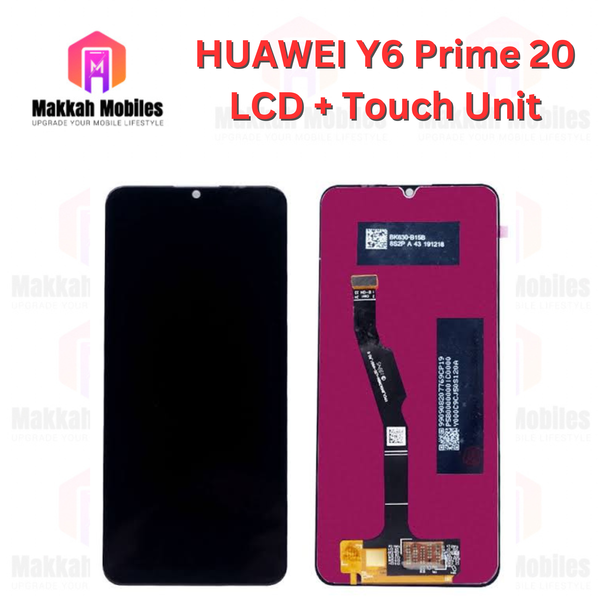 Huawei Y6 Prime 2020 LCD + Touch Screen Complete Panel Unit