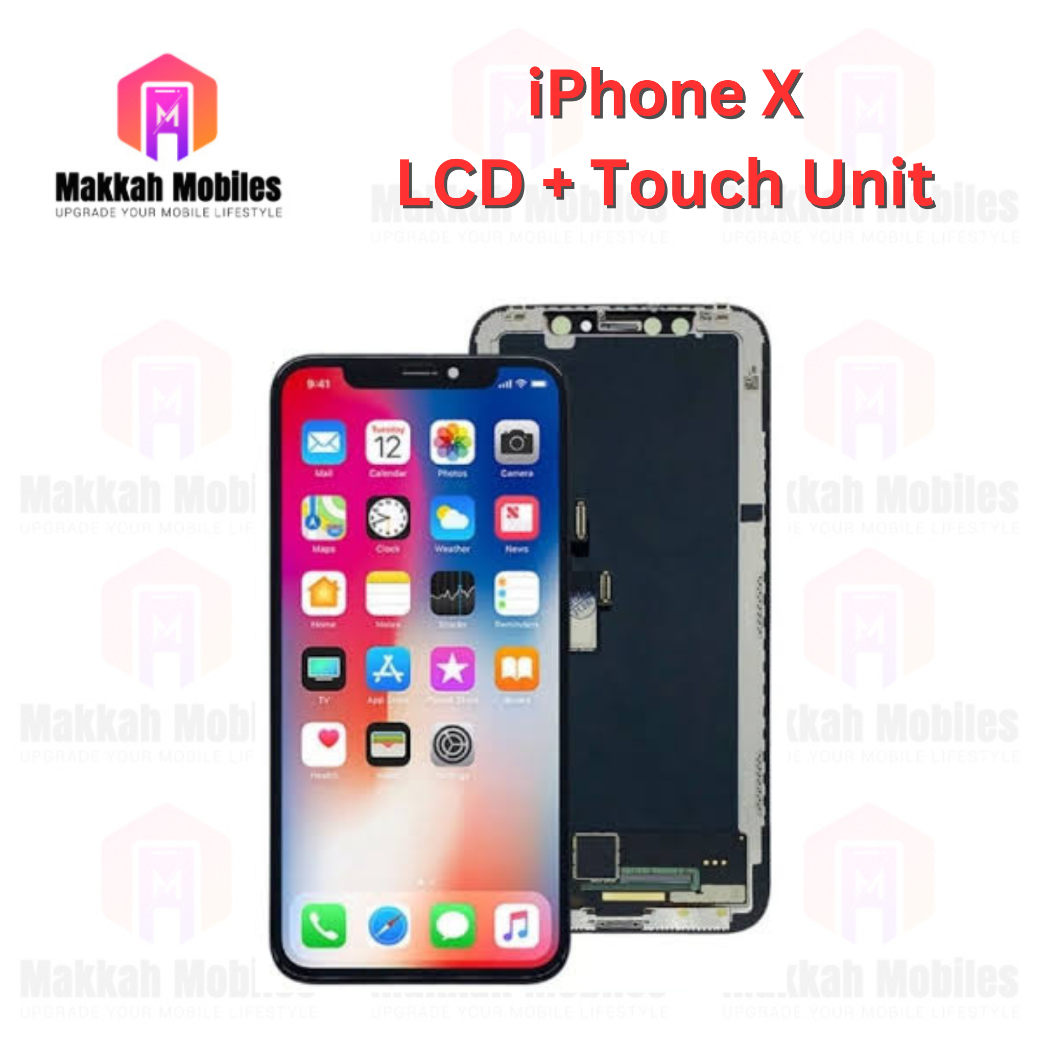 iPhone X LCD + Touch Complete Panel Unit Replacement