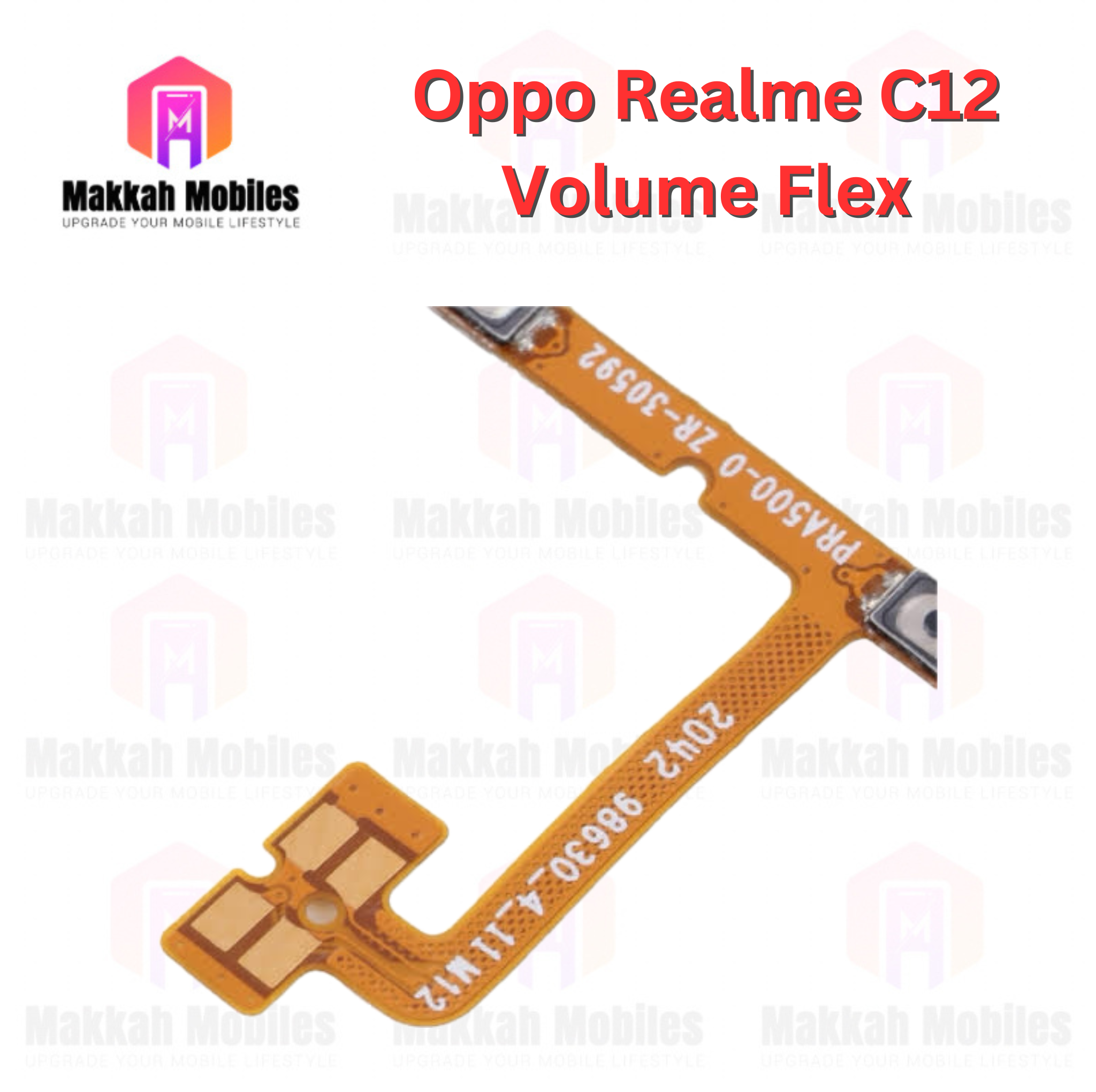 Oppo Realme C12 Volume Button Flex Power On Off Strip Replacement