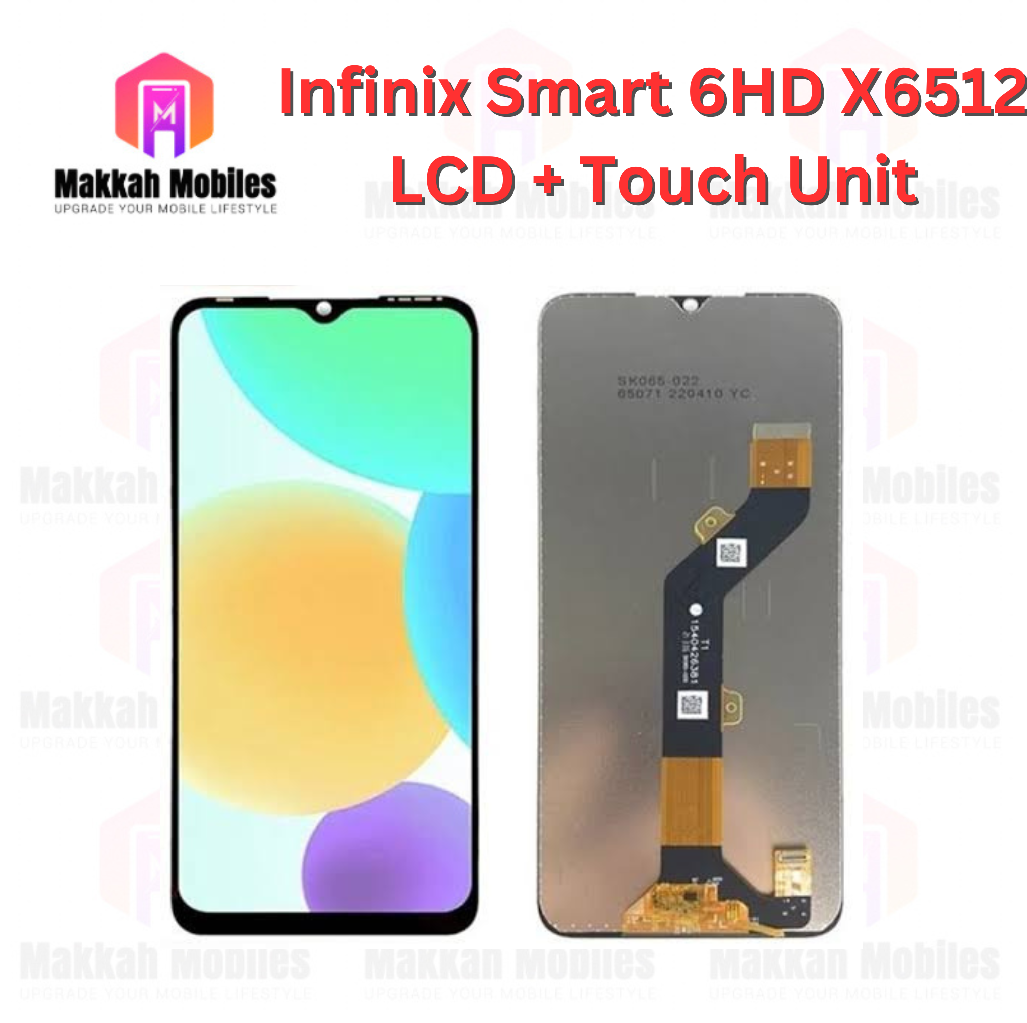 Infinix Smart 6 HD X6512 LCD + Touch Complete Panel Unit