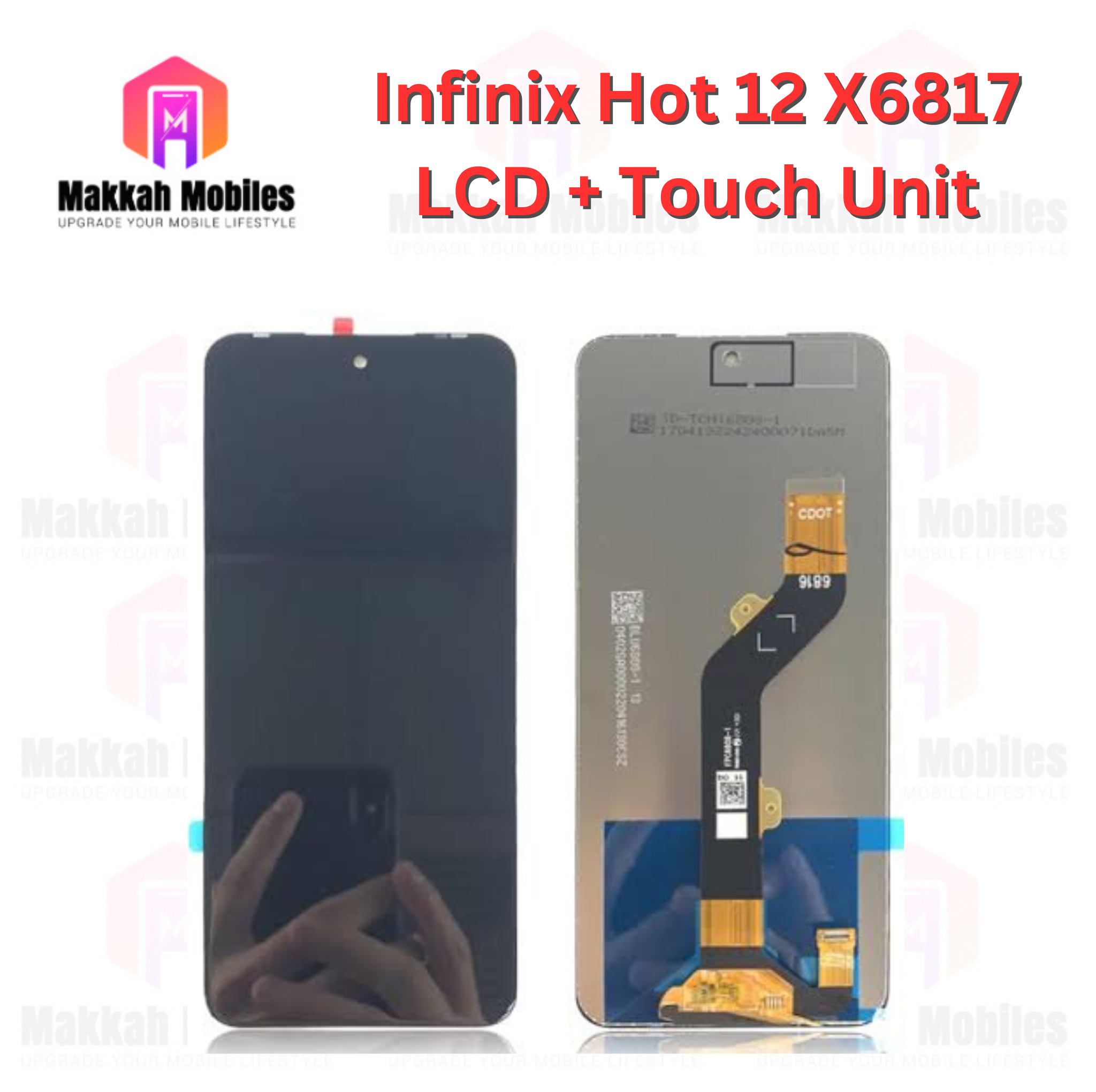 Infinix Hot 12 X6817 LCD + Touch Complete Panel unit