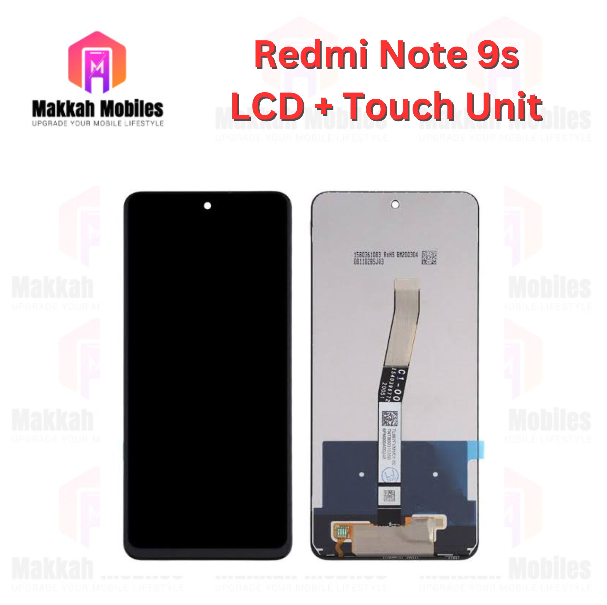 Xiaomi Redmi Note 9s LCD + Touch Complete Panel Unit