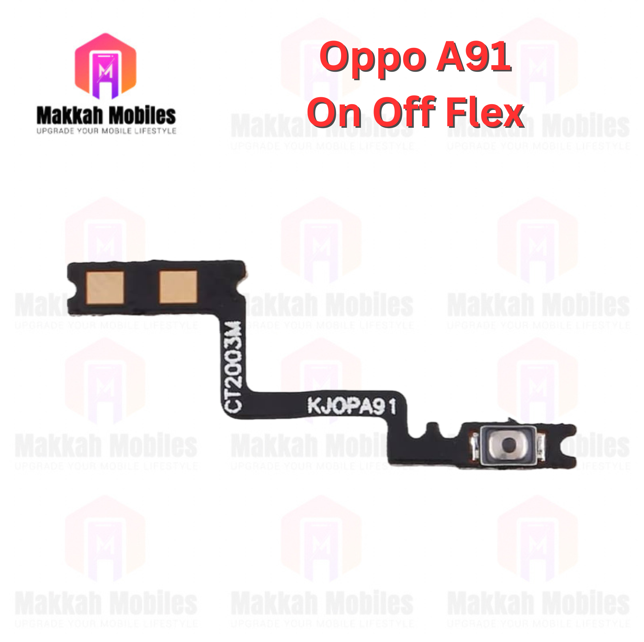 Oppo A91 Power Button On Off Strip Volume Button Flex Replacement