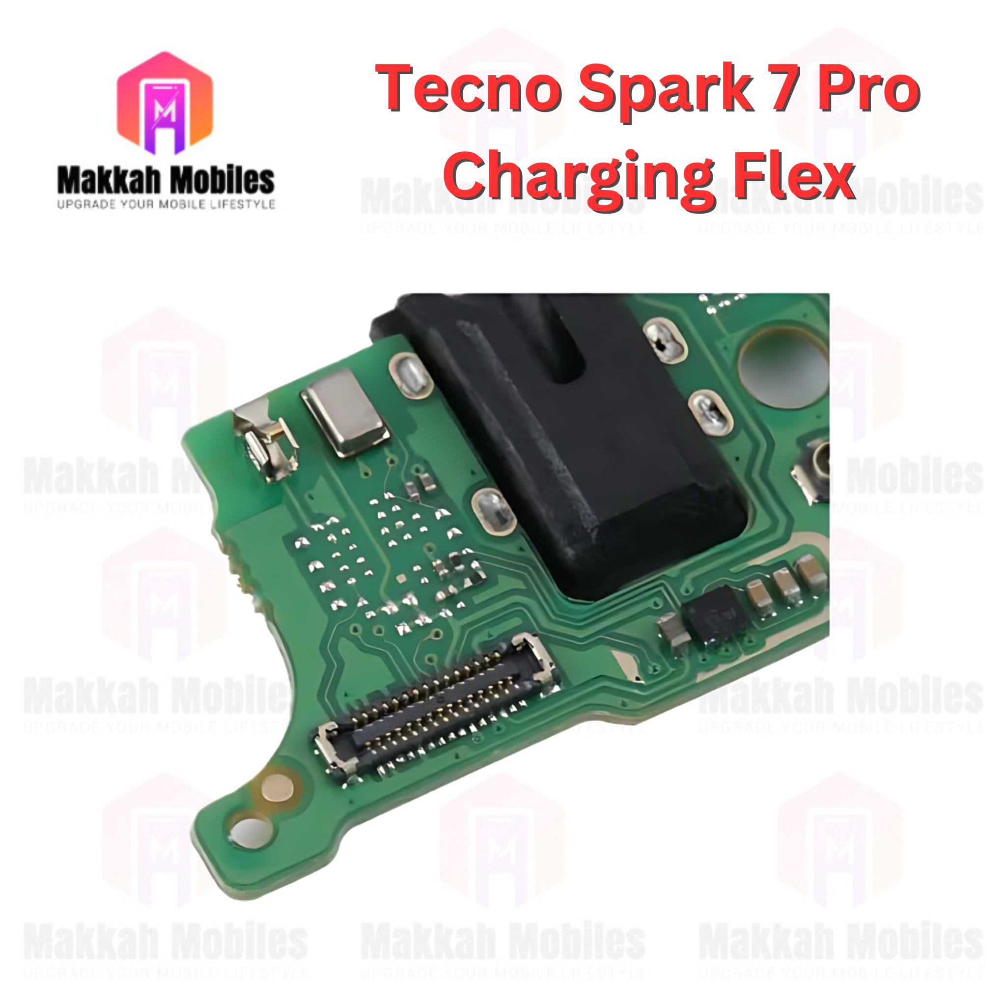 Tecno Spark 7 Pro Charging Flex Original Board Replacement