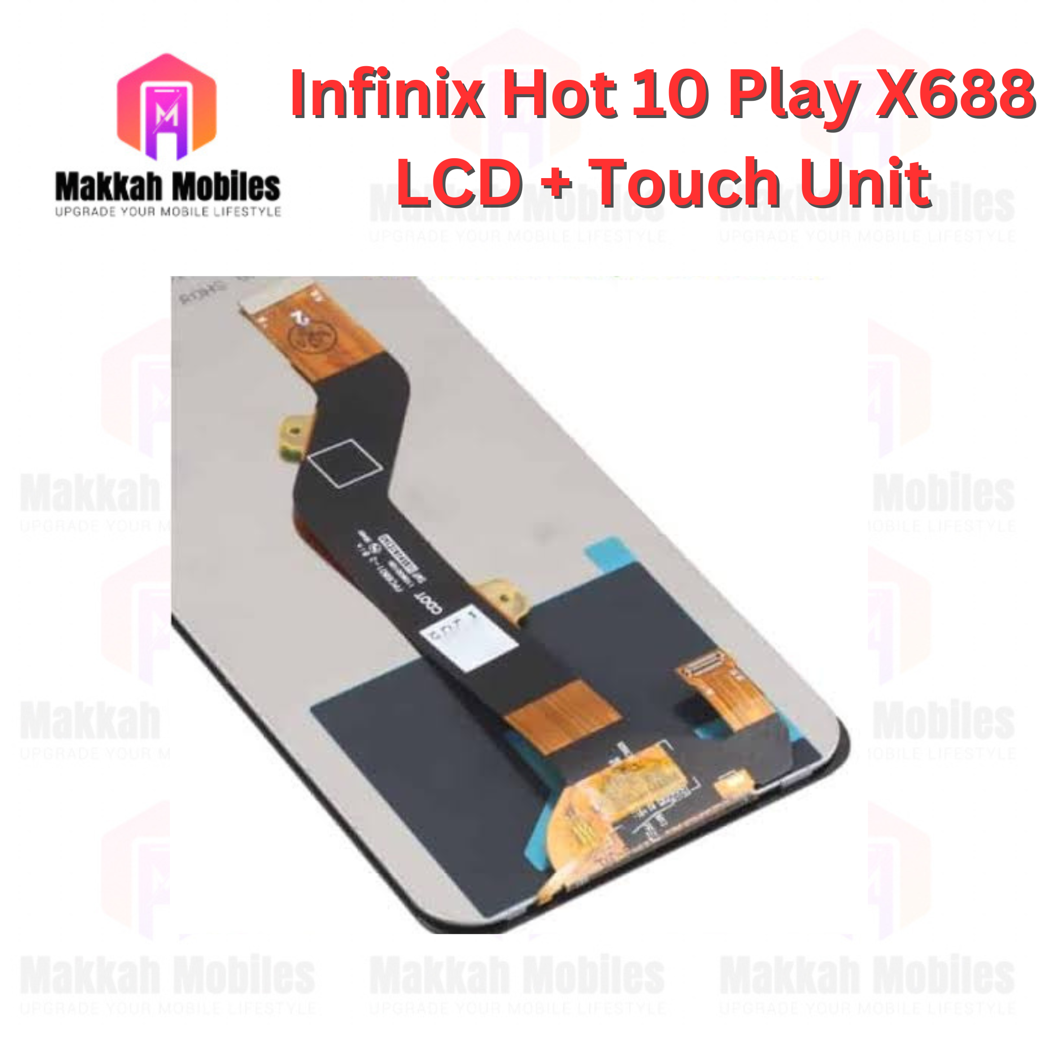 Infinix Hot 10 Play LCD + Touch Complete Panel Unit Replacement