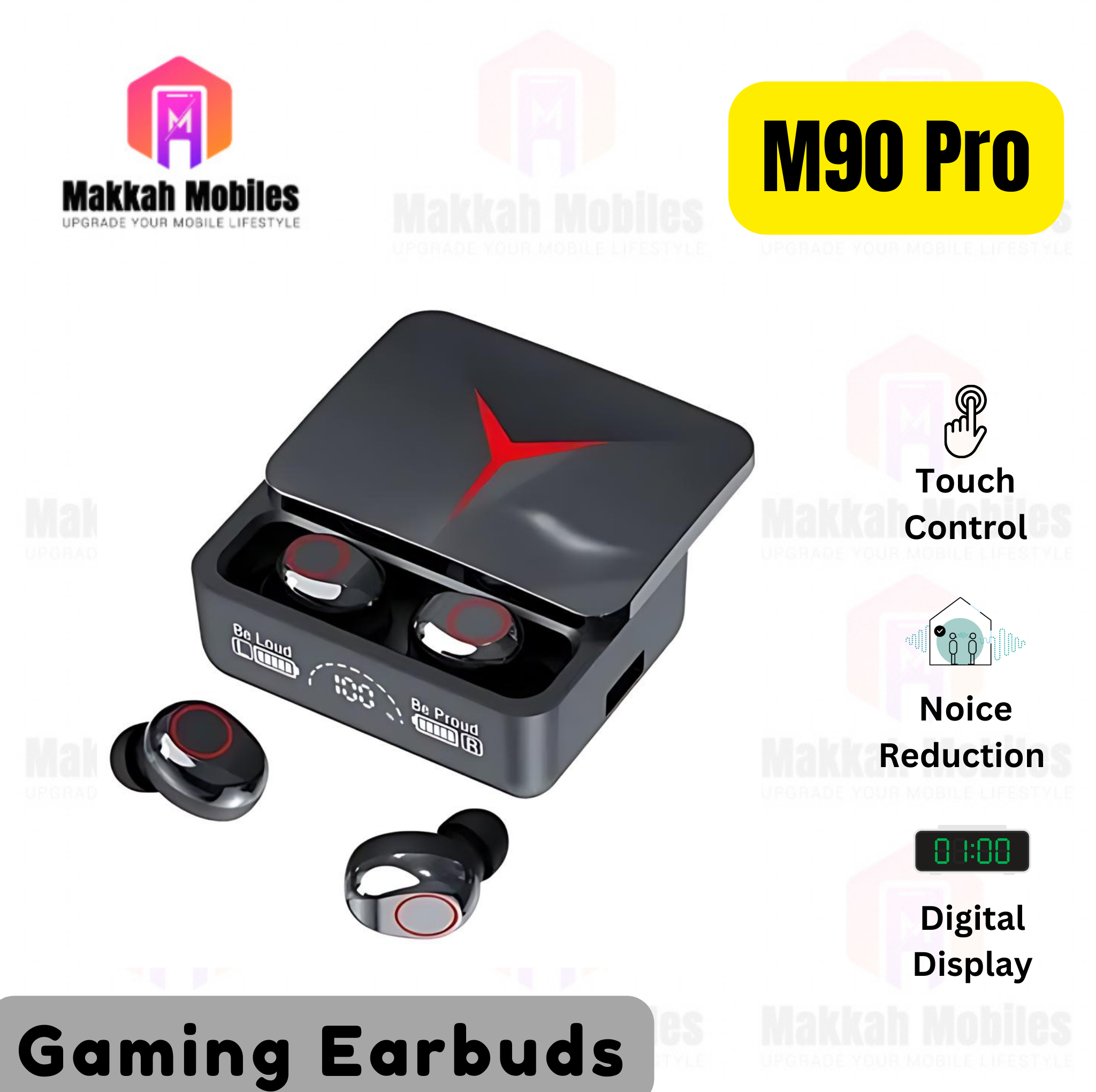 M90 Pro TWS Gaming Noise Cancellation Earbuds