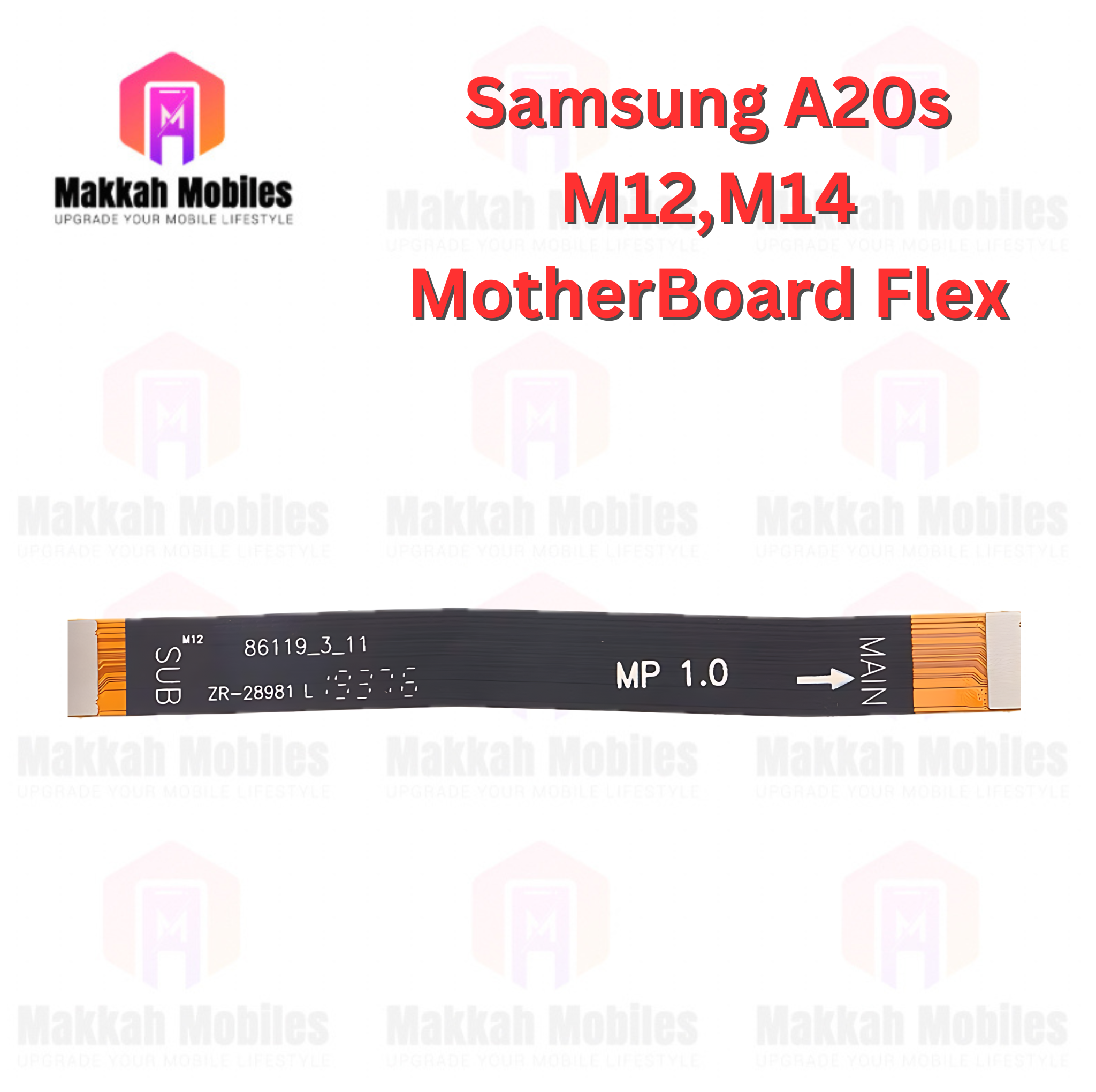 Samsung A20s M12 M14 Motherboard Connector Flex Display Connector Strip